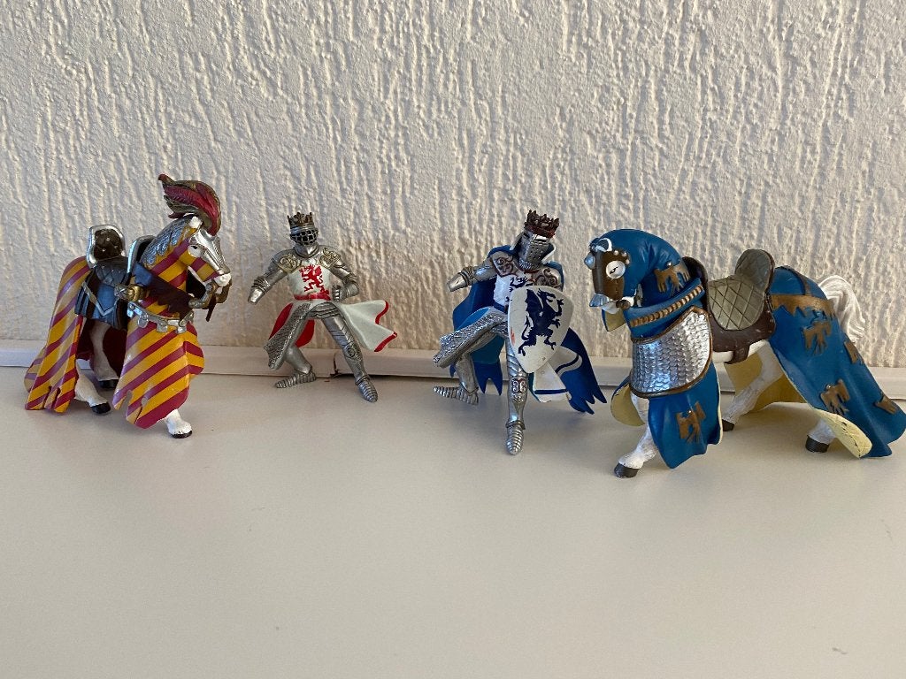 Papo Ridders met paard, Ophalen of Verzenden, Gebruikt