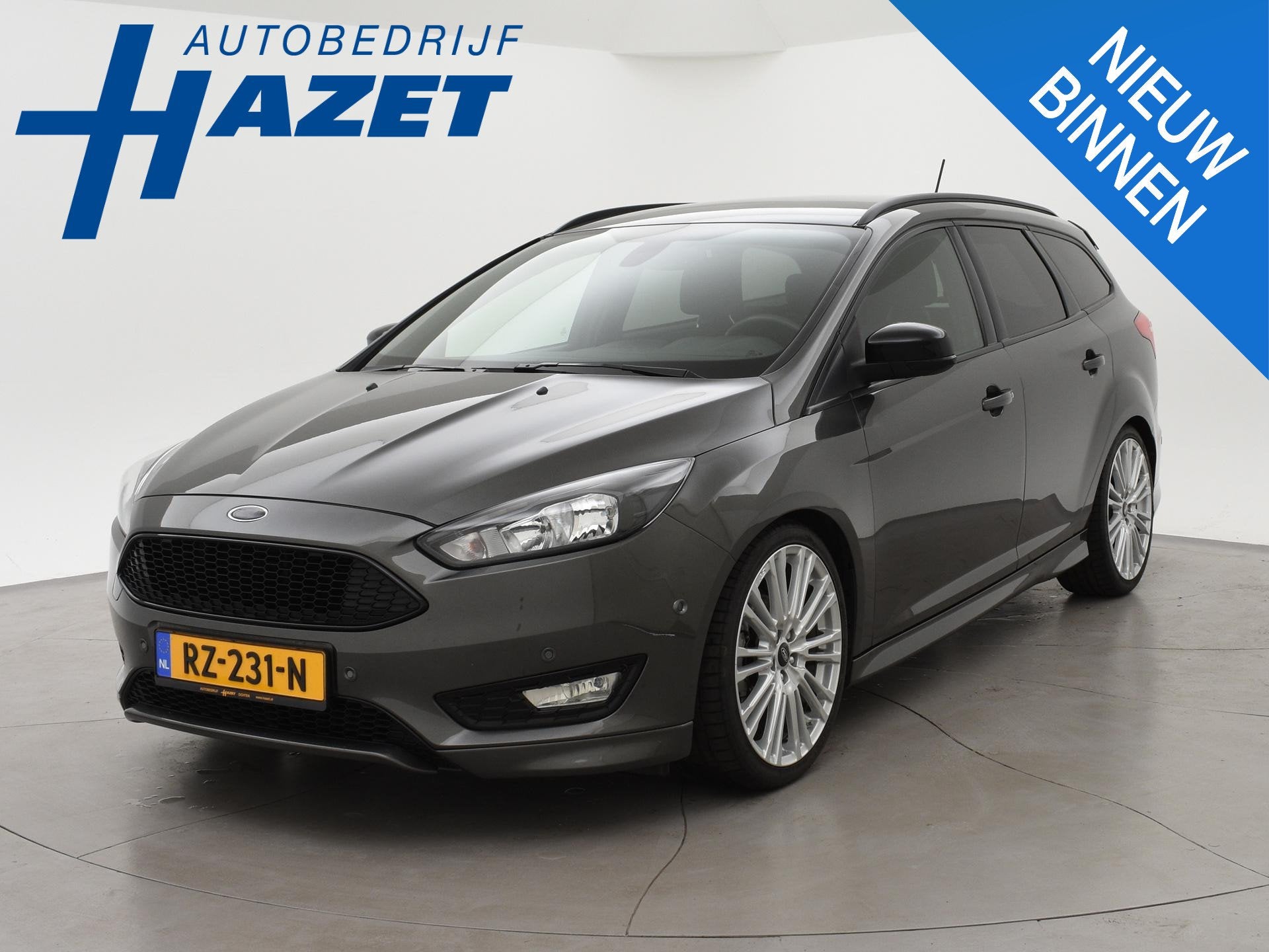 Ford Focus Wagon 1.0 ST-LINE + 19 INCH RS LMV | SPORTUITLAAT, Gebruikt, Euro 6, Parkeerassistent, Origineel Nederlands