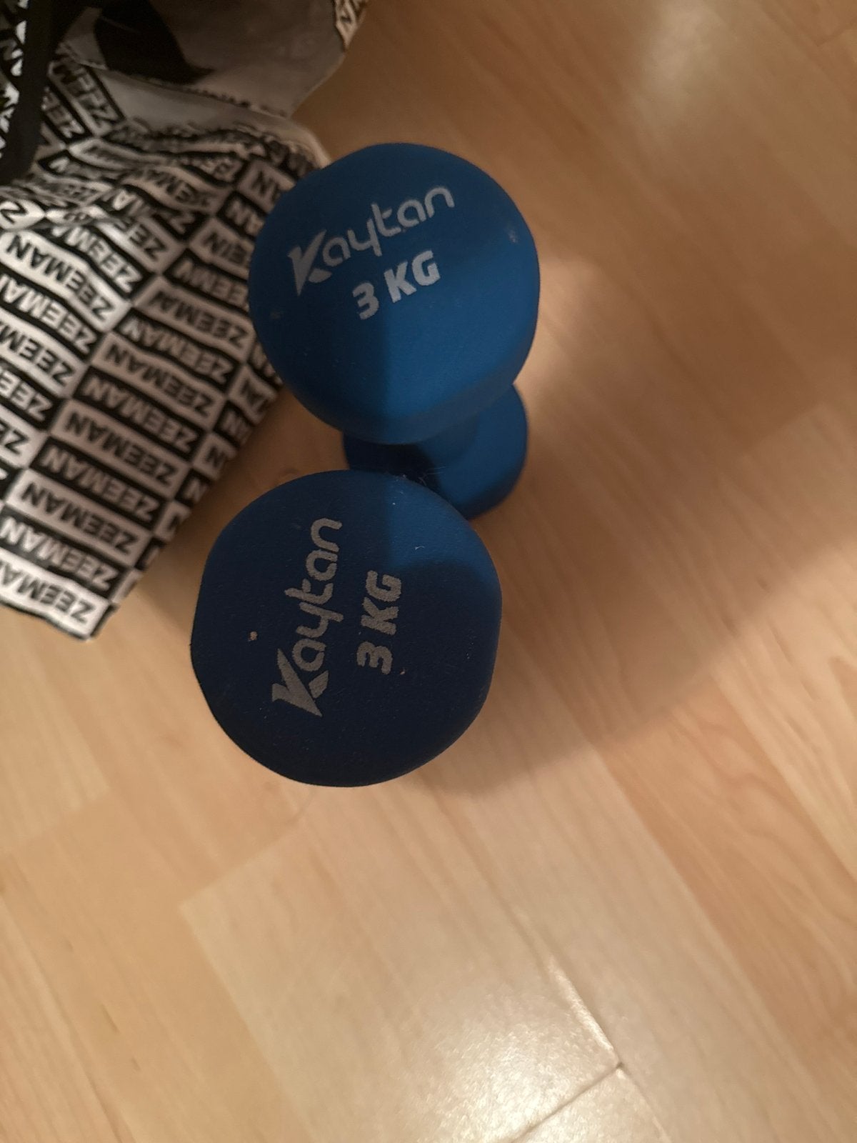 Kaytan Dumbbells 3 KG - Set van 2, Ophalen of Verzenden, Gebruikt, Armen, Dumbbell