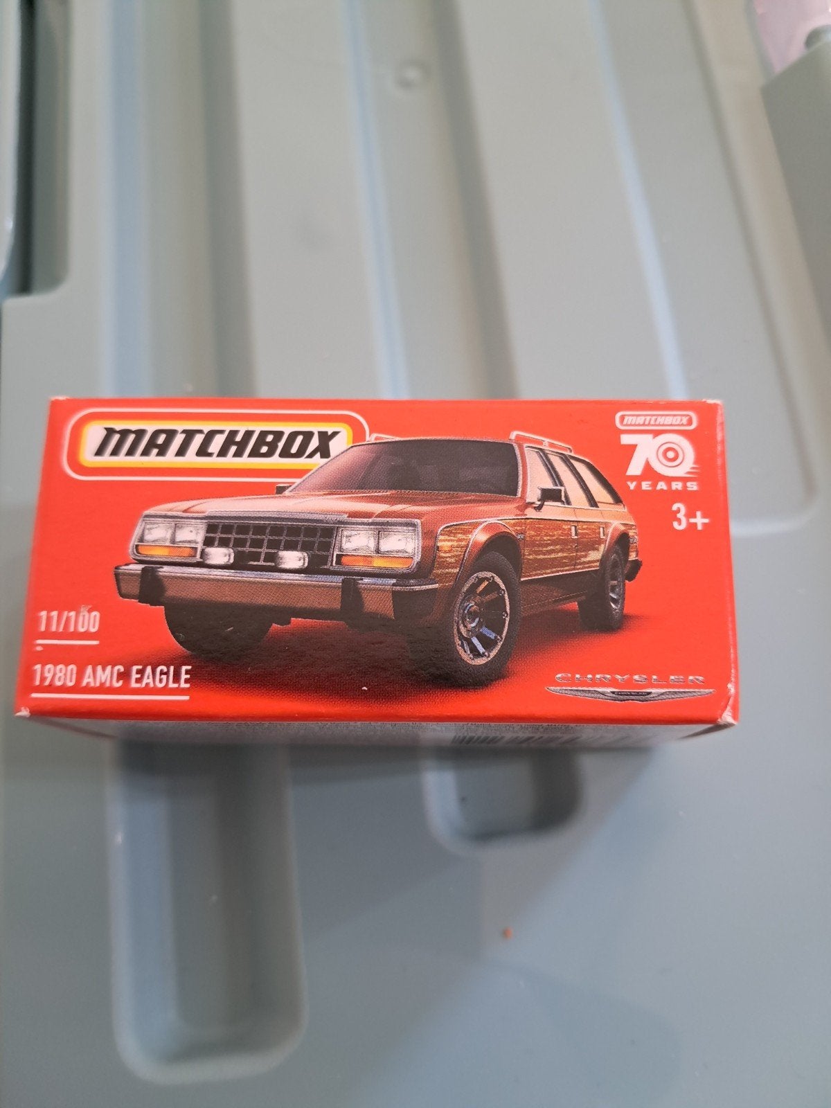 Matchbox 1980 AMC Eagle bruin nieuw in doosje, Ophalen of Verzenden, Nieuw, Auto