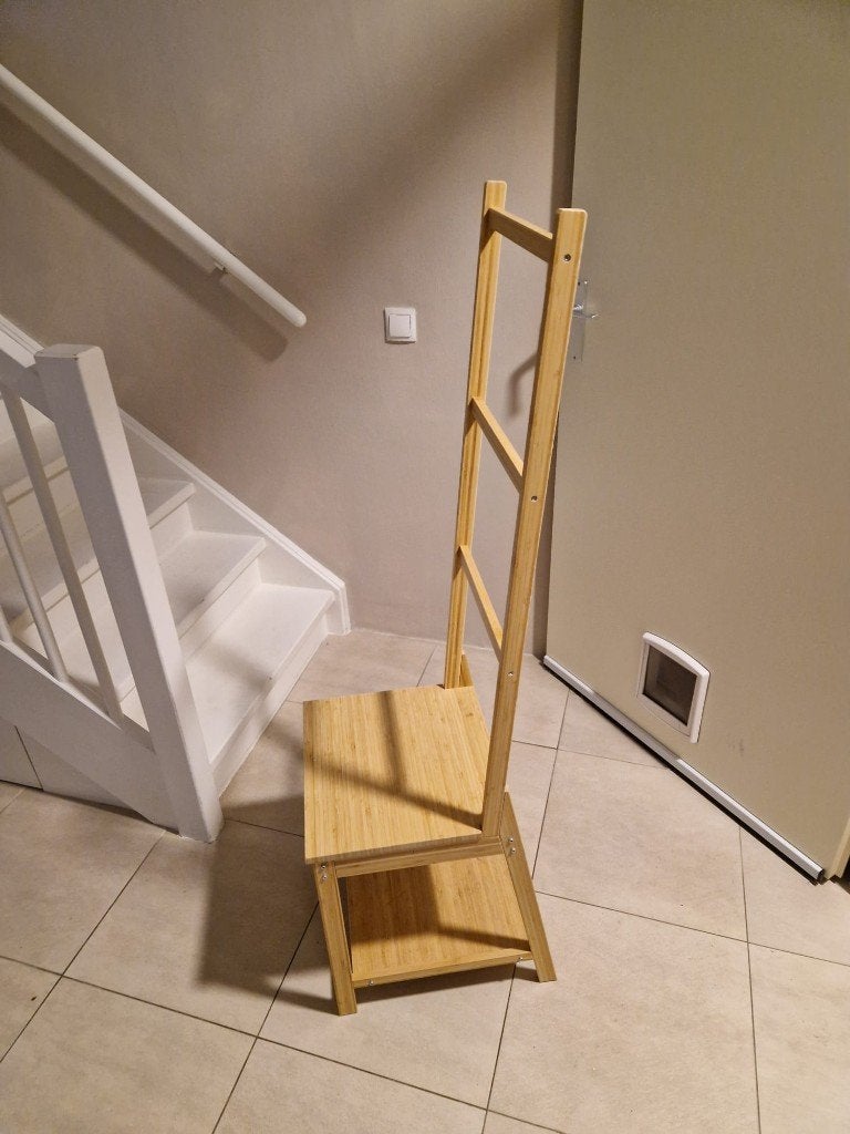 IKEA RÅGRUND handdoekenrek-stoel, Ophalen