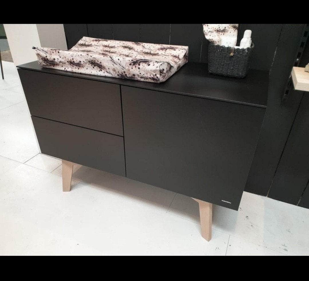 Ledikant / ombouw peuterbed + commode kidsmill sixties, Ophalen, Gebruikt, 25 tot 50 cm, 50 tot 100 cm