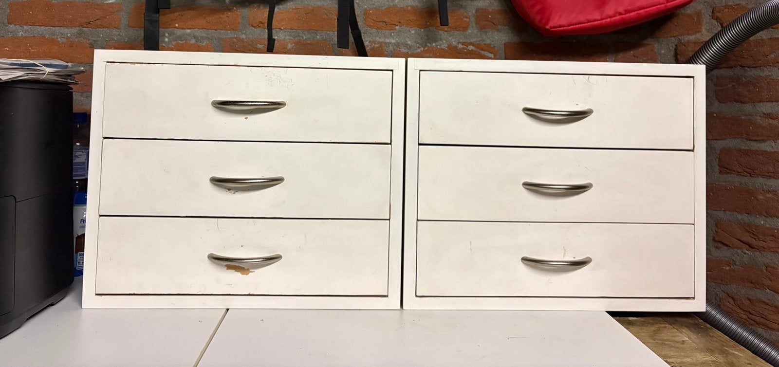 Alleen de twee ladenblokken van deze lundia kast, Ophalen, Minder dan 50 cm, Gebruikt, 3 of 4 laden