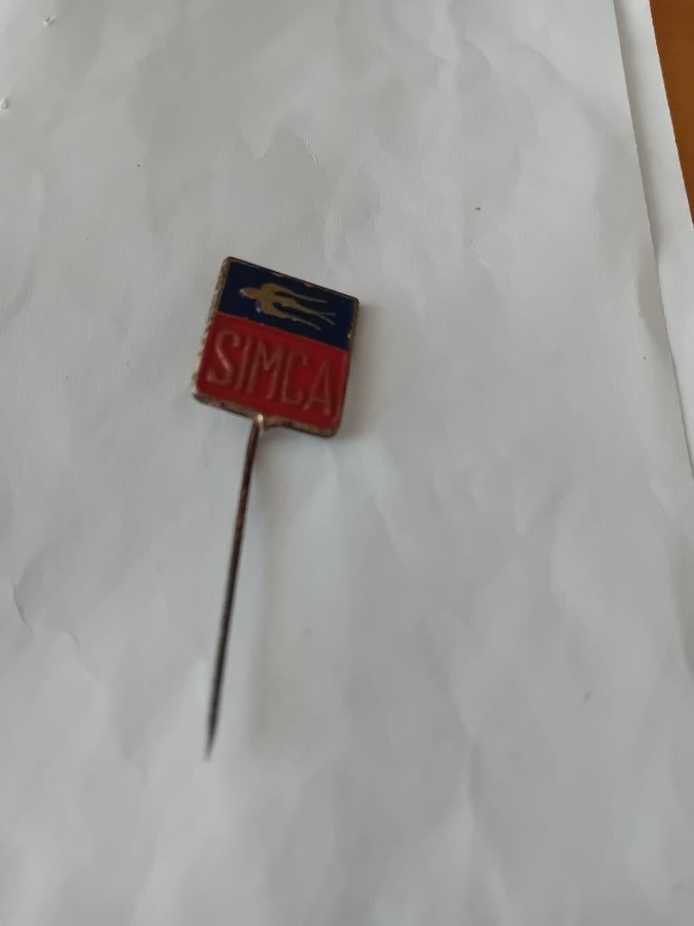 Pin - SIMCA, Ophalen of Verzenden, Zo goed als nieuw, Auto's