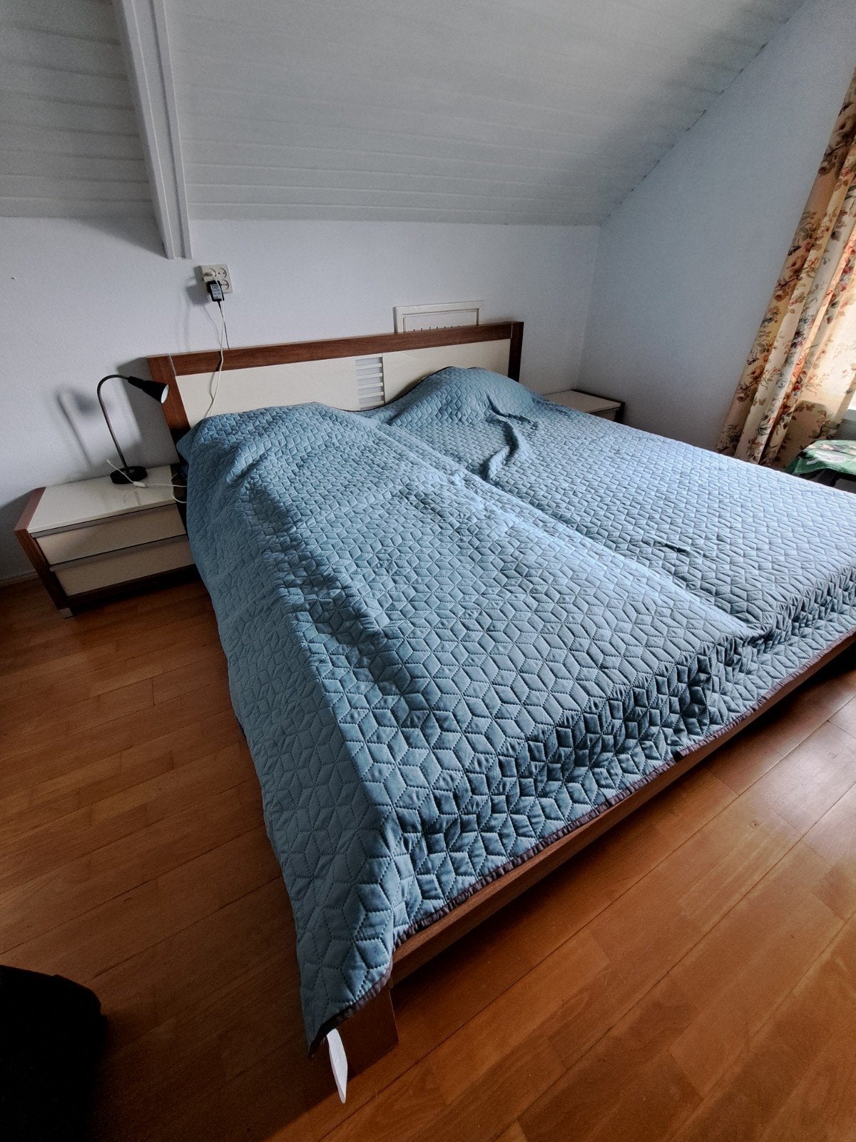 Tweepersoonsbed, 200 x 180, Ophalen, Gebruikt, Tweepersoons