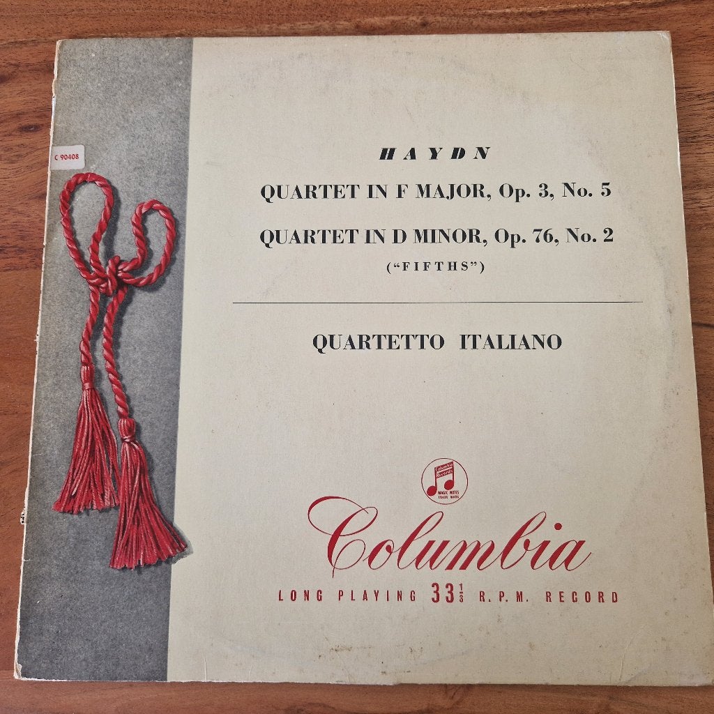 Haydn Quartets - Quartetto Italiano Columbia, LP, Haydn, Ophalen of Verzenden, Kamermuziek