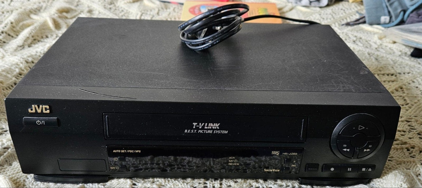 JVC HR-J289EU VHS-speler/recorder met handleiding, Ophalen, Gebruikt, VHS-speler of -recorder