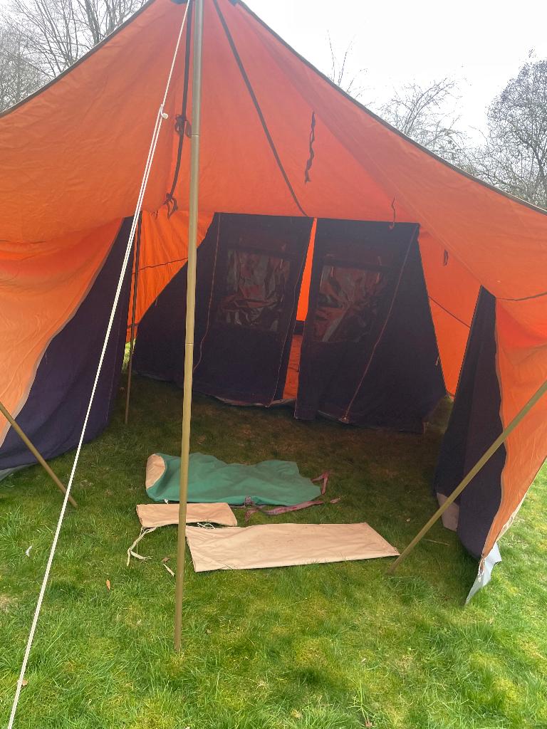 DE WAARD TENT " lepelaar, Caravans en Kamperen, Tenten, Ophalen, Gebruikt, Tot en met 4