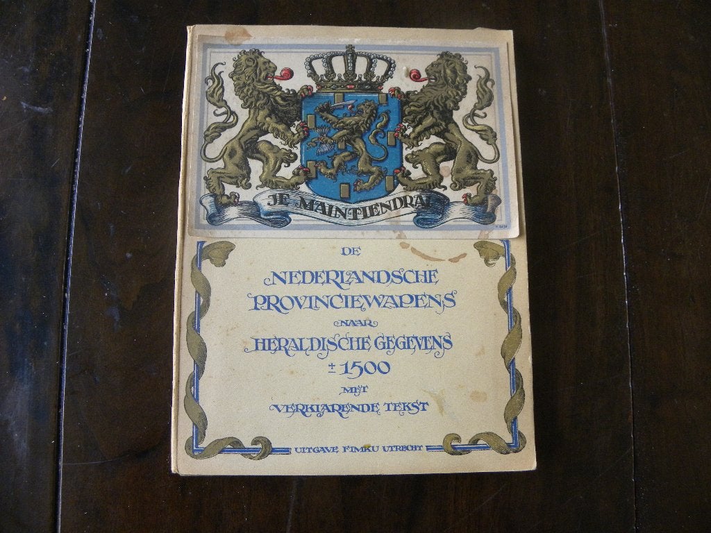 Korte beschrijving en gesch.  Nederlandsche Provinciewapens., Ophalen of Verzenden, Gelezen