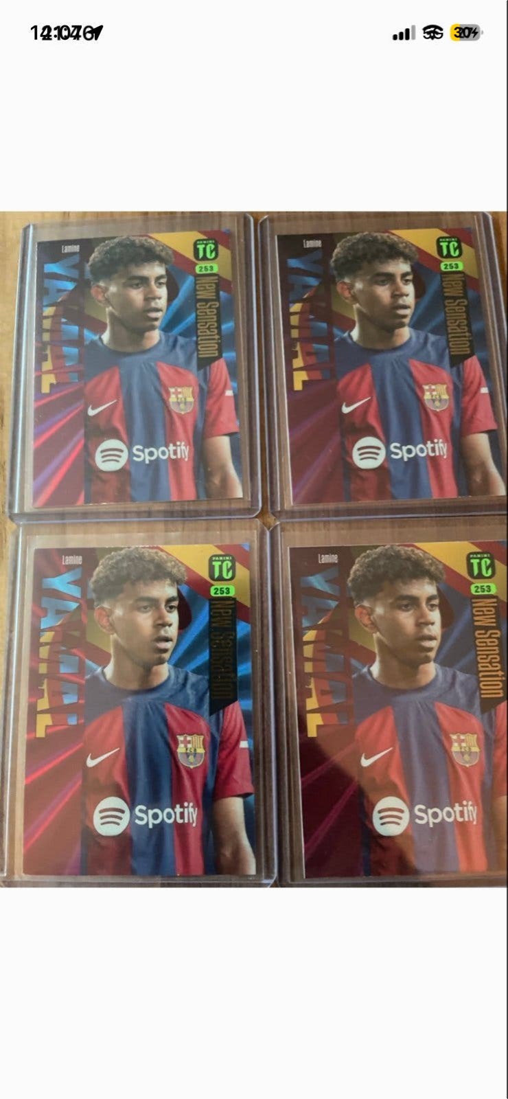 Lamine Yamal Panini Adrenalyn XL 'New Sensation' Kaarten, Verzamelen, Sportartikelen en Voetbal, Ophalen of Verzenden, Zo goed als nieuw
