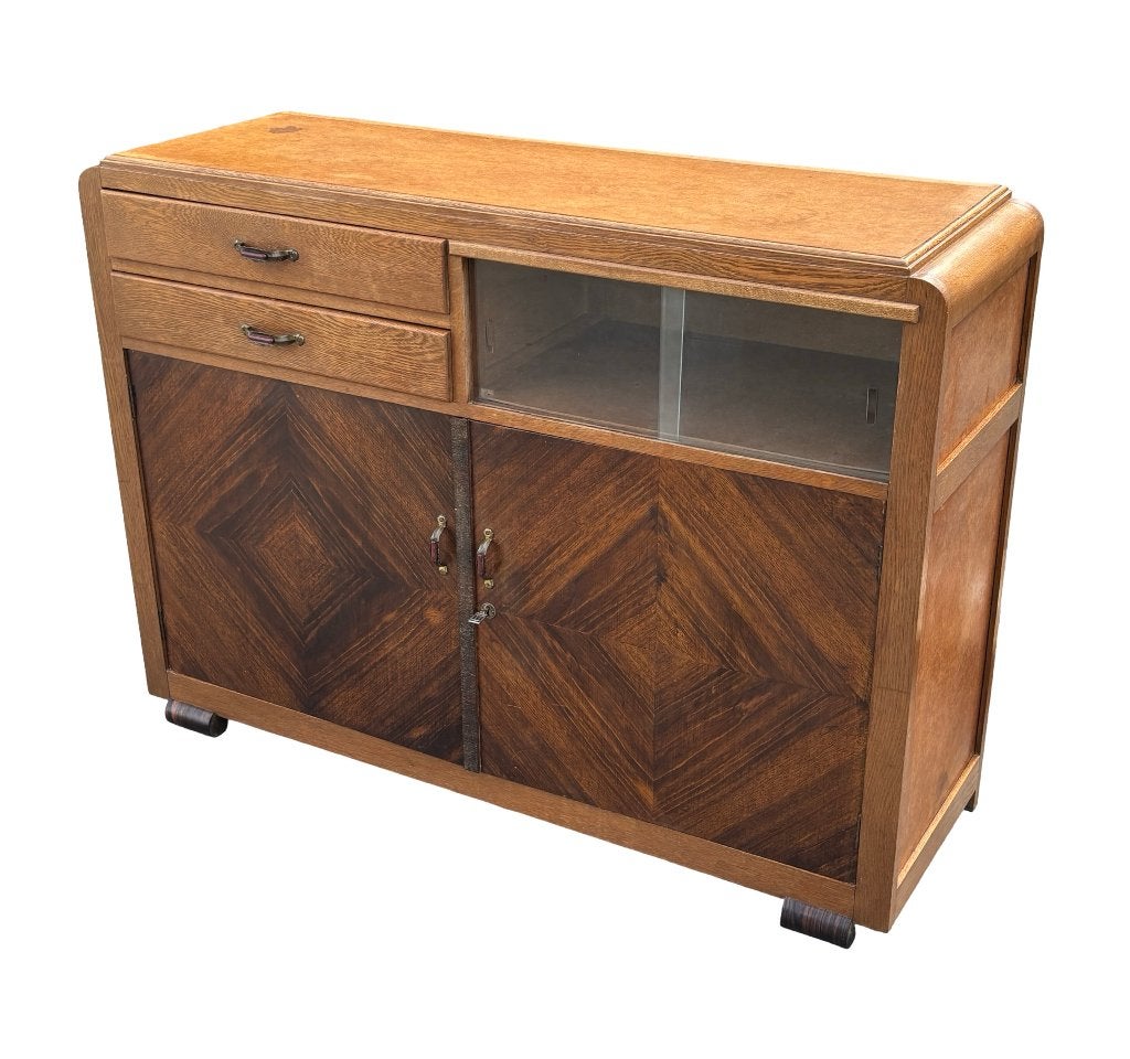 Art Deco Kast Buffetkast Amsterdamse School / Haagse School
