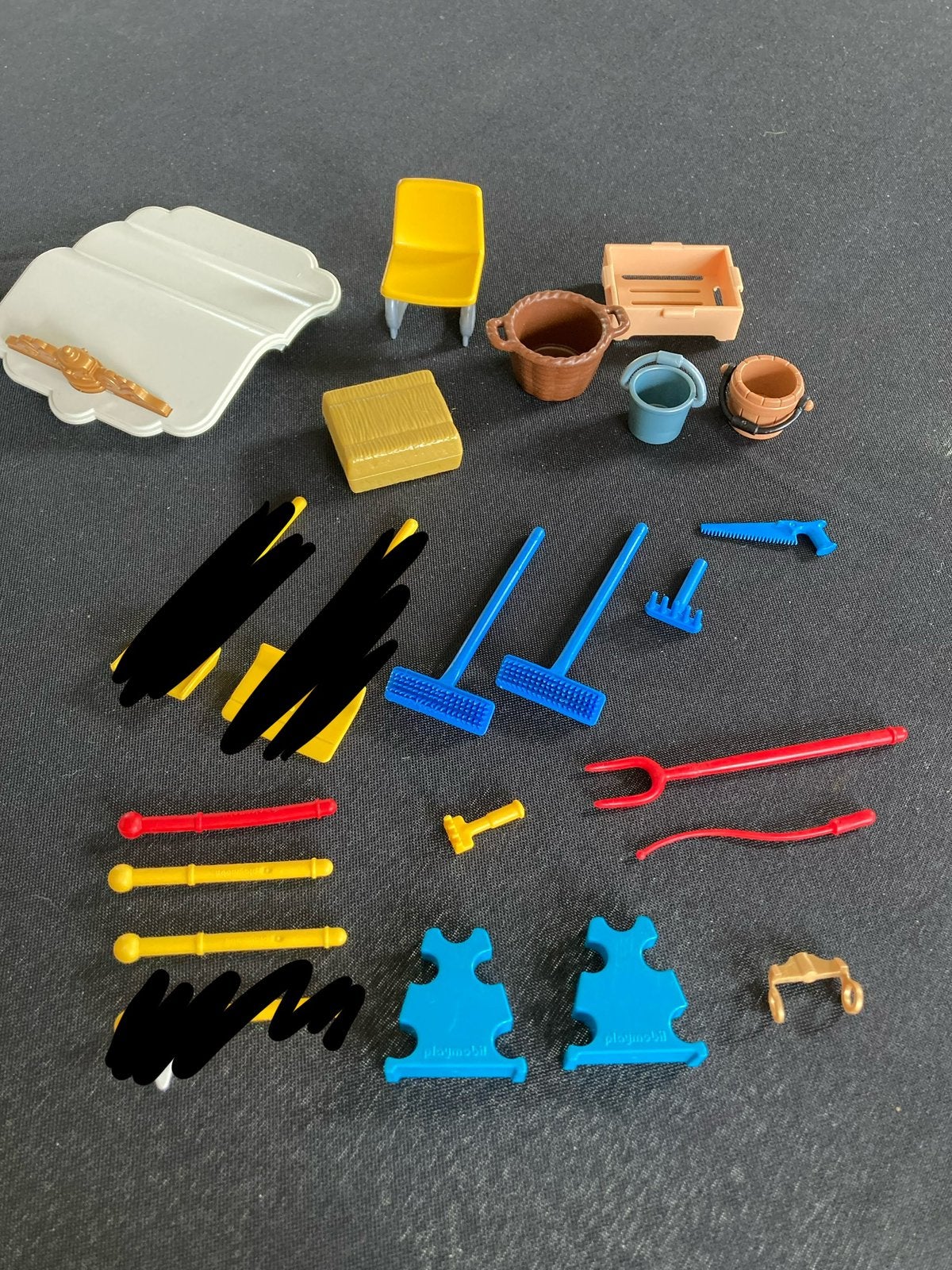 Playmobil werk gereedschap ed…, Ophalen of Verzenden, Zo goed als nieuw