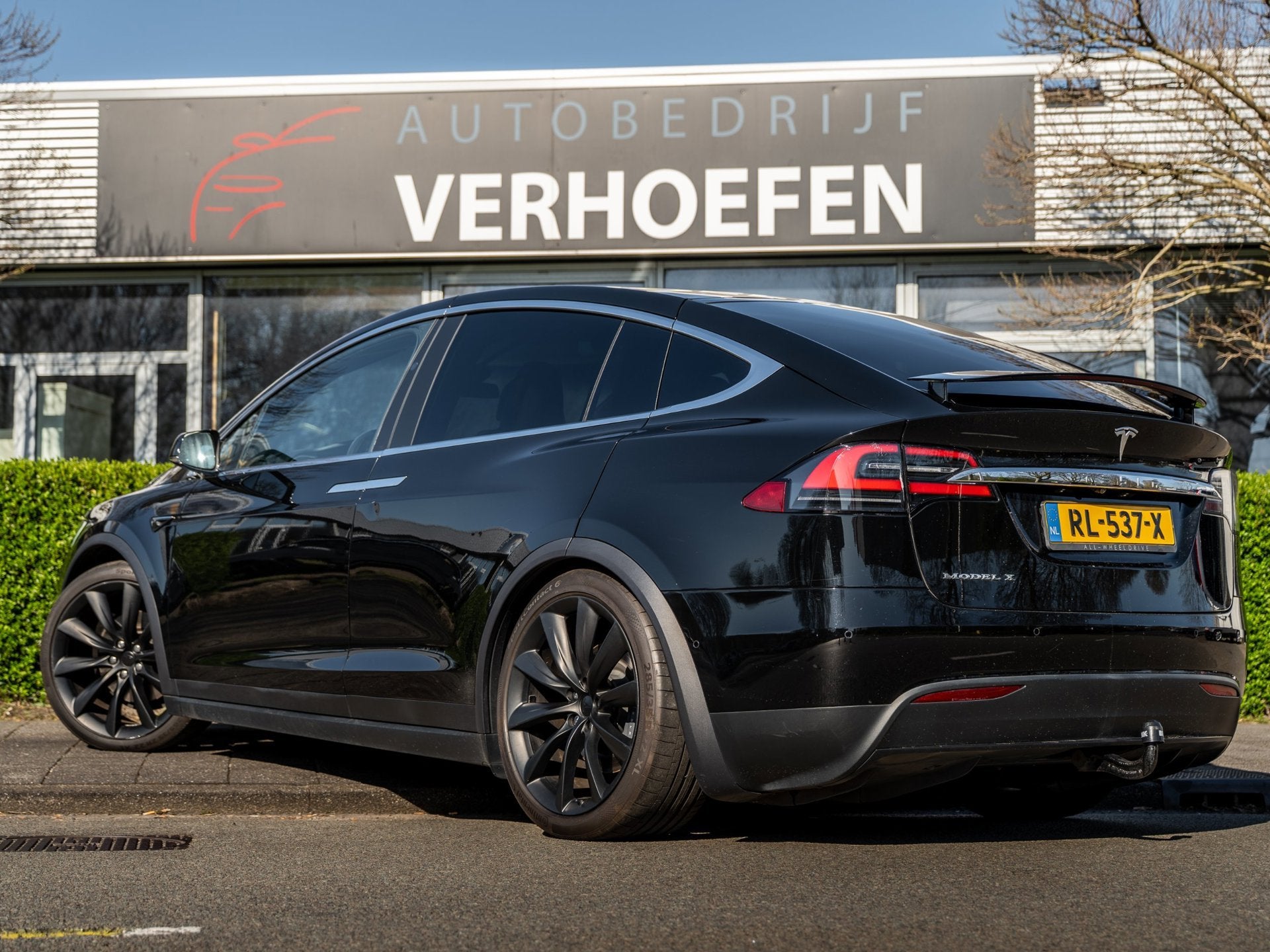 Tesla Model X 100D - HOUT AFW - AUTOPILOT - PARK CAMERA - OR, Automaat, Zwart, Adaptive Cruise Control, Vierwielaandrijving