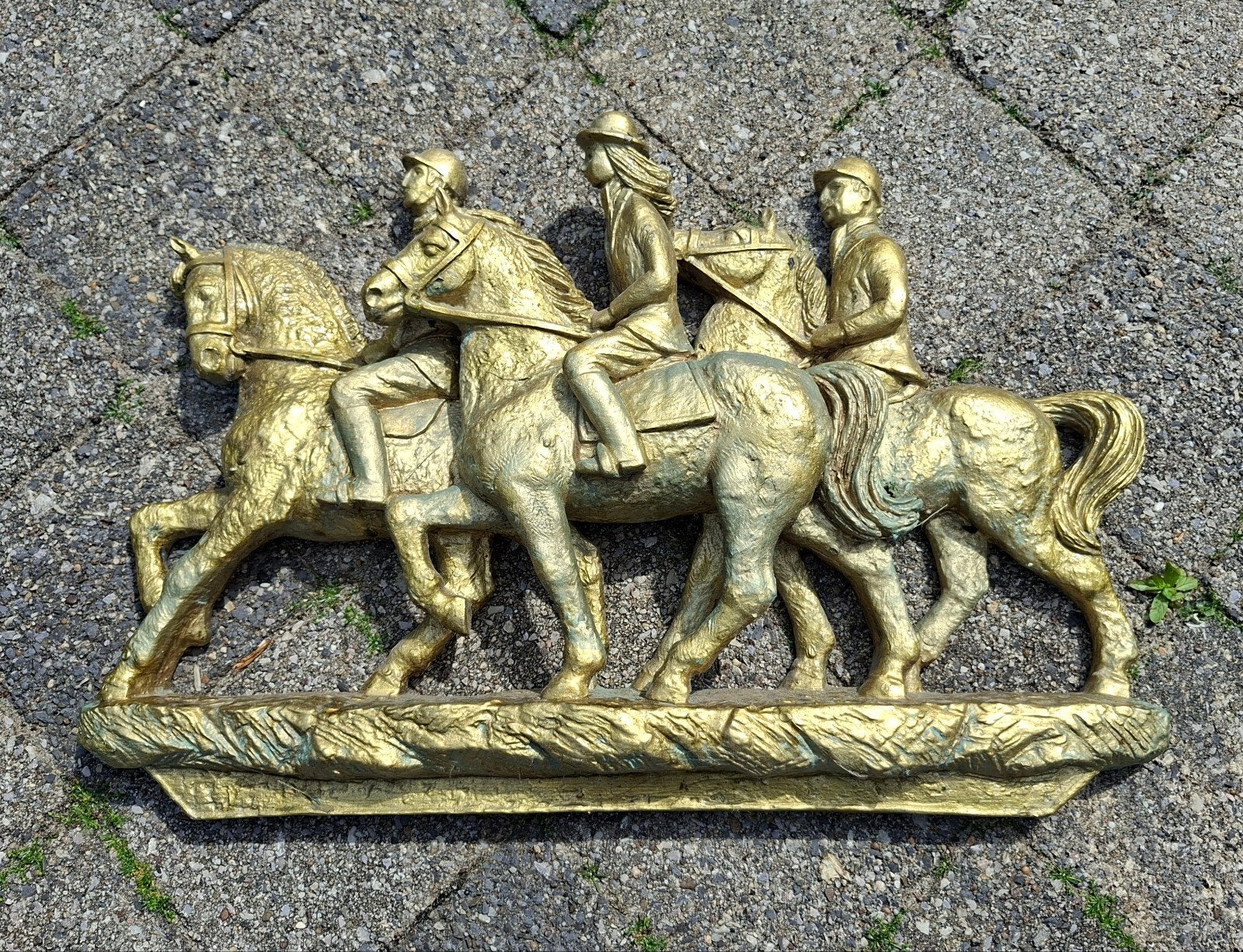 Wanddecoratie paarden en ruiters, Ophalen of Verzenden