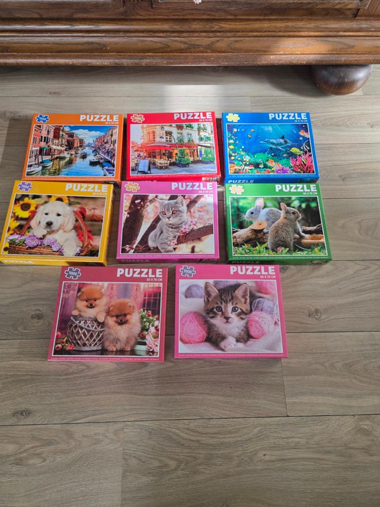 Puzzels legpuzzel 1000stuks, Ophalen, 500 t/m 1500 stukjes