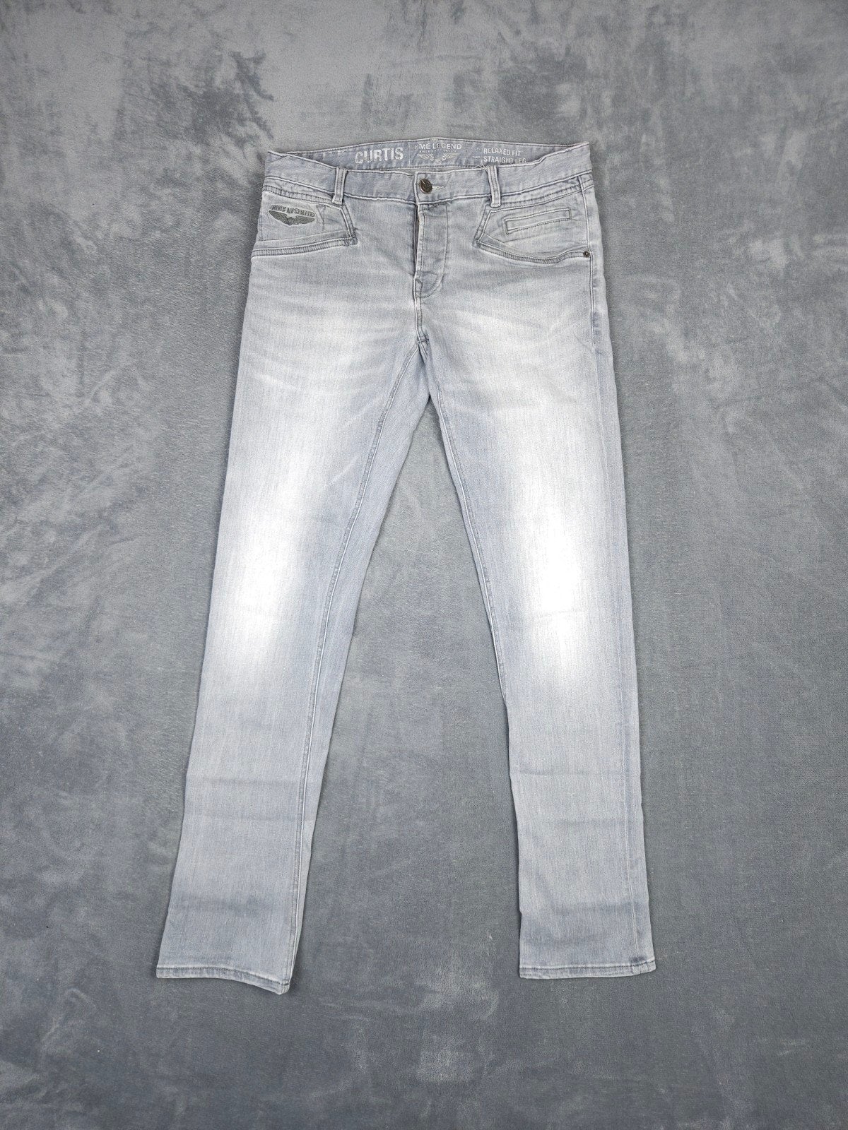 Pme Legend Broek Curtis W34 L36 Relaxed Grijs Jeans Pall Mal, ., Ophalen of Verzenden, Zo goed als nieuw, .