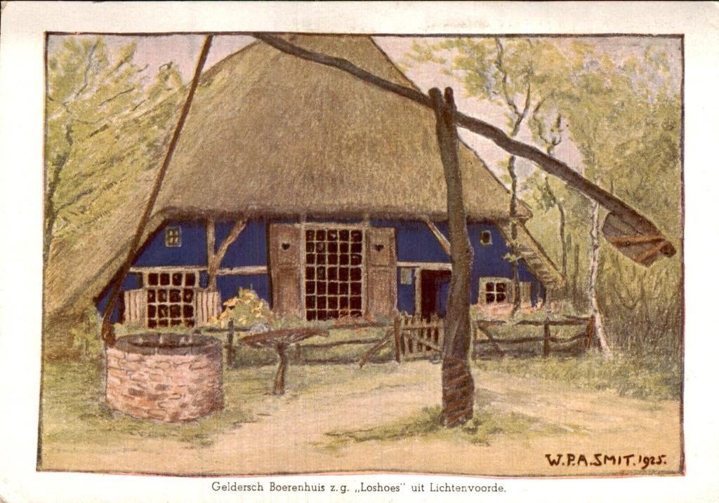 Lichtenvoorde - Geldersch Boerenhuis - Loshoes, Ophalen of Verzenden, 1920 tot 1940, Ongelopen, Gelderland