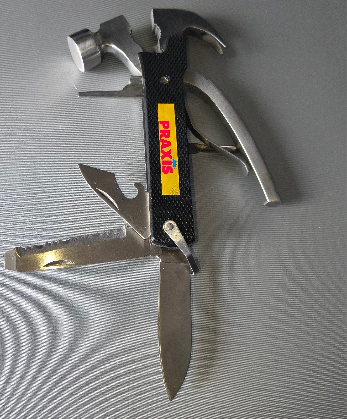 Praxis Multitool met Hamer, Mes en meer - Handig!, Doe-het-zelf en Verbouw, Gereedschap | Handgereedschap, Ophalen of Verzenden