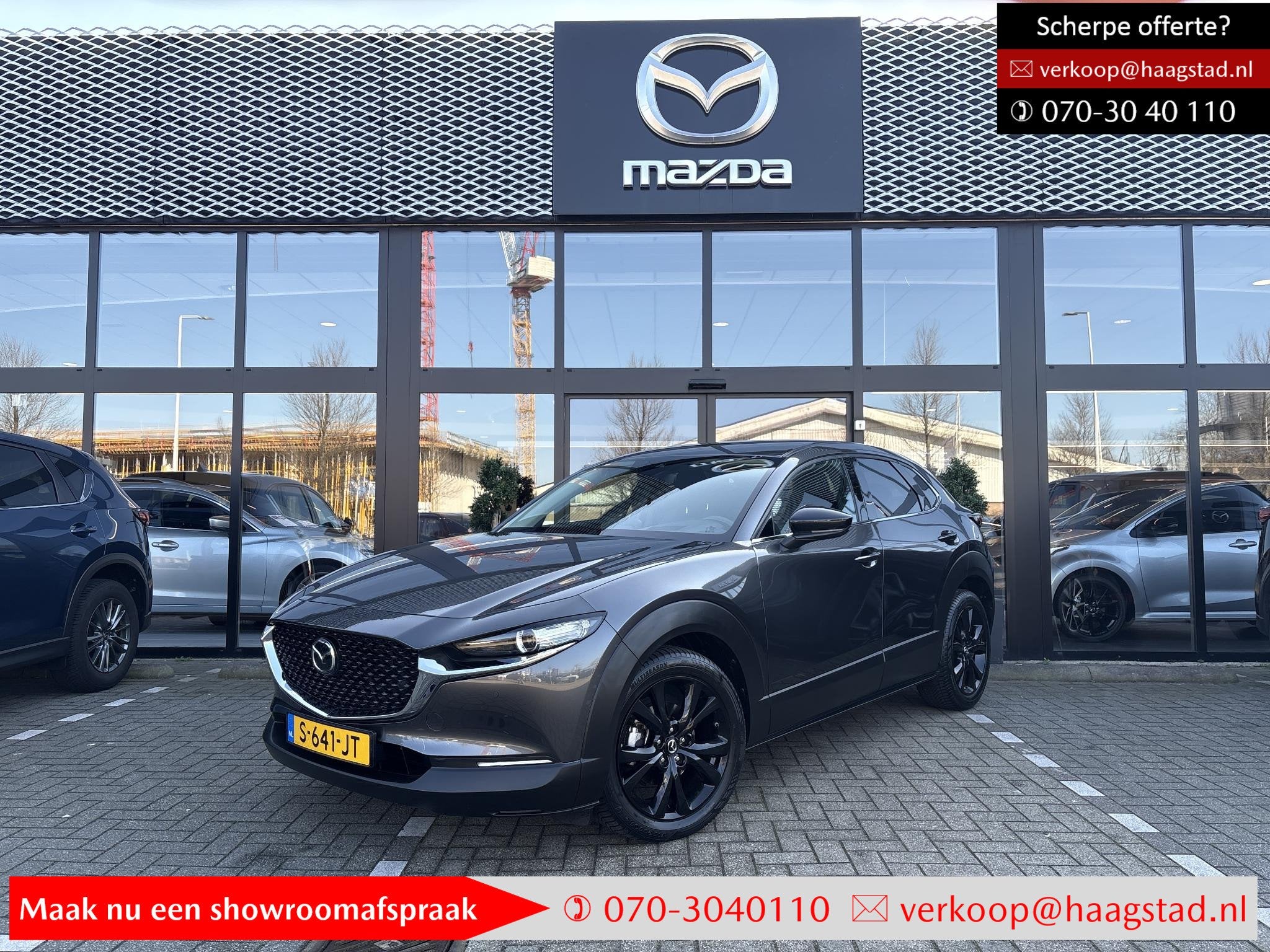 Mazda CX-30 2.0 e-SkyActiv-X M Hybrid Homura 1e eigenaar / D, Auto's, Mazda, 1998 cc, Stof, Gebruikt, Met garantie (alle)
