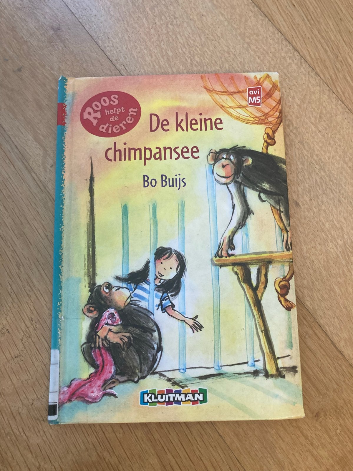 De kleine chimpansee - Bo Buijs (AVI MS), Ophalen of Verzenden, Gelezen, Fictie algemeen