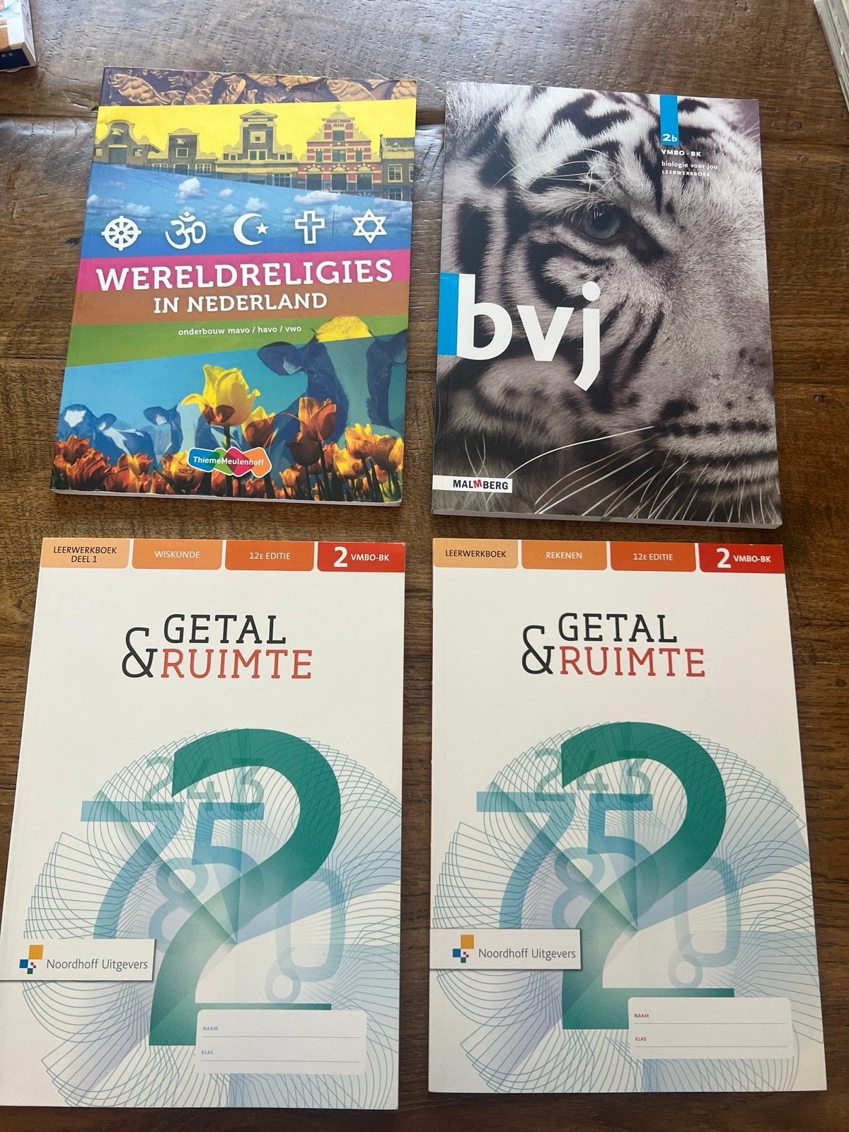 VMBO-BK Boekenpakket: Rekenen, Wiskunde, Wereldreligies, Bio, Ophalen of Verzenden, Gelezen, VMBO, Biologie