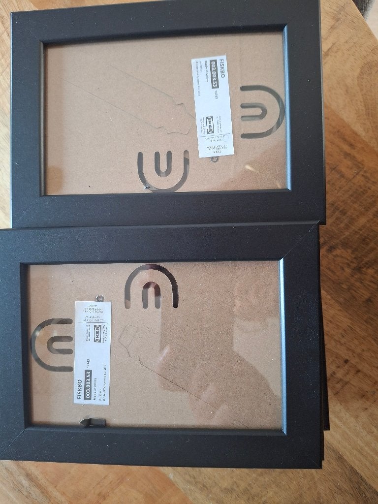 Foto lijstjes zwart, Ophalen, Hout, Zwart, Zo goed als nieuw