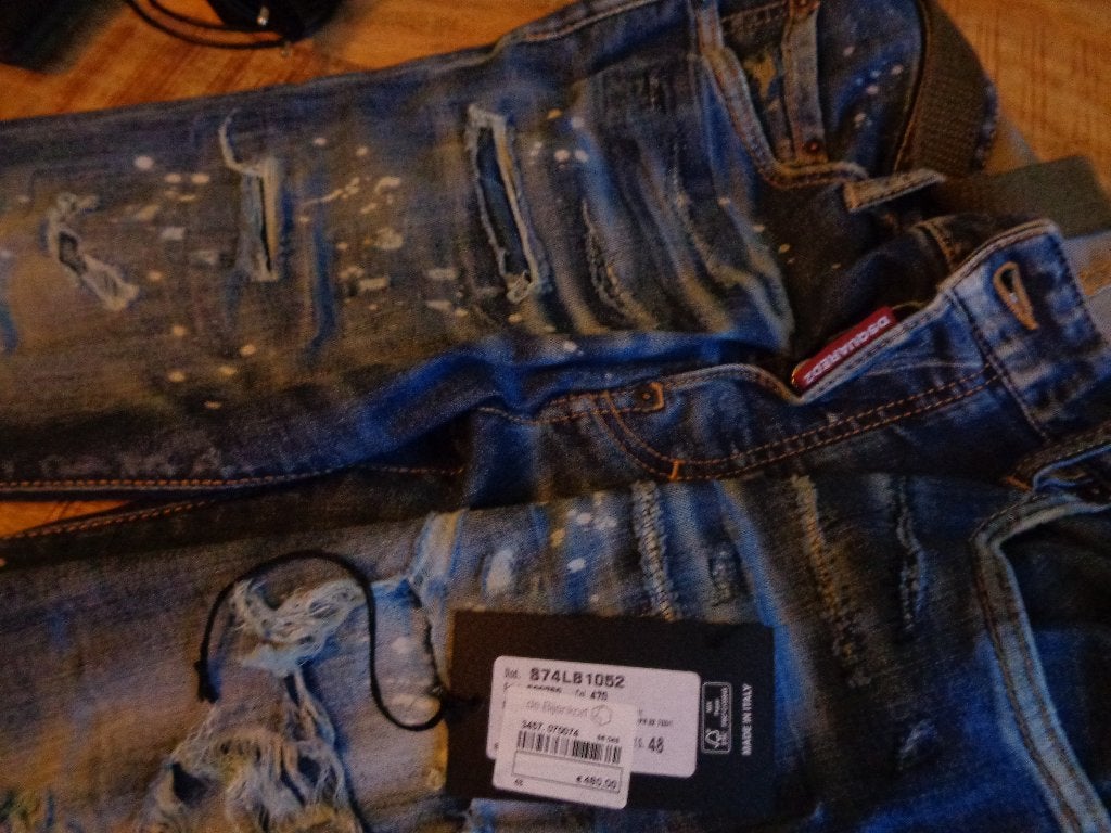 dsquared 2 spijkerbroek maat 48, Dsquared2, Blauw, Ophalen of Verzenden, Zo goed als nieuw