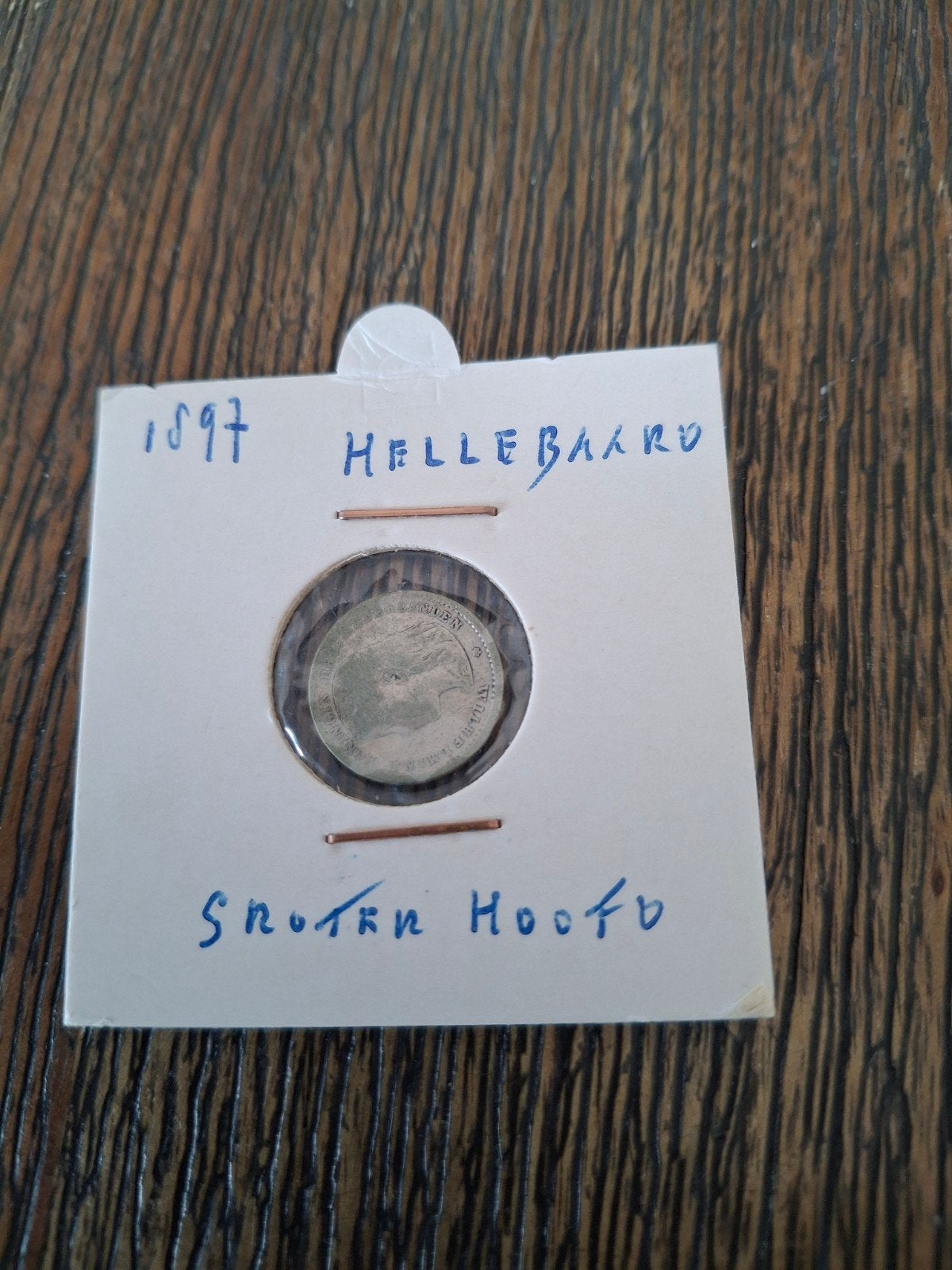 Ned. zilveren 10 cent munt uit 1897 - Koningin Wilhelmin, Postzegels en Munten, Zilver, Ophalen of Verzenden, 10 cent, Koningin Wilhelmina