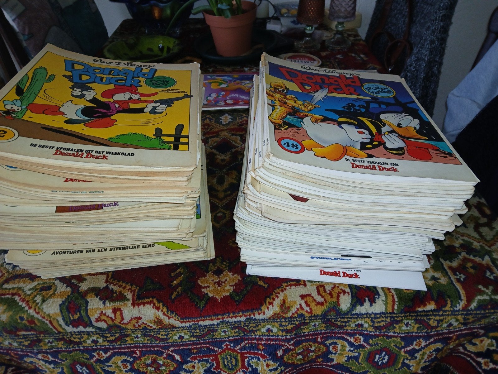 Donald Duck stripboeken + 1 Willie Wortel, Boeken, Stripboeken, Gelezen, Ophalen of Verzenden, Walt Disney  Donald duck, Meerdere stripboeken