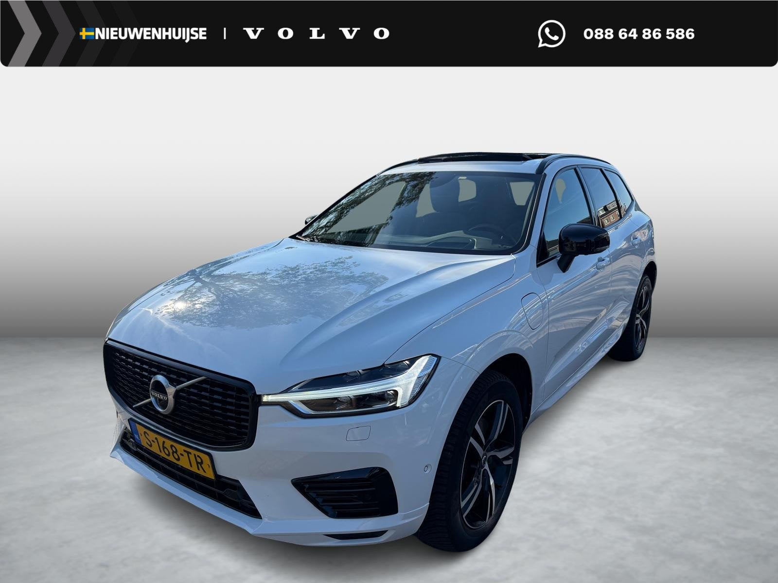 Volvo XC60 2.0 Recharge T8 AWD R-Design | Plug-in Hybrid (PH, Auto's, Volvo, Gebruikt, Euro 6, 138 €/maand, Wit