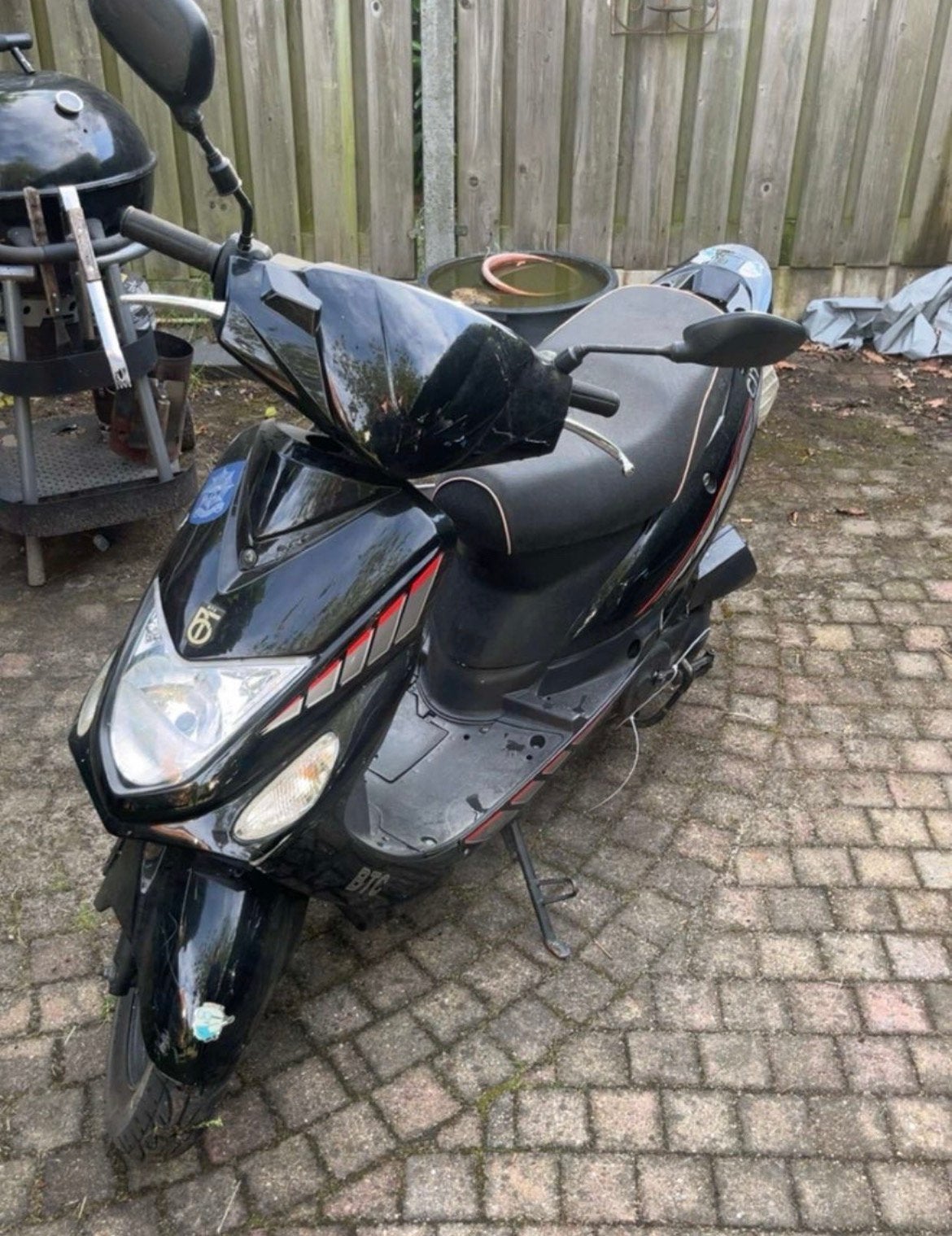 BTC CITY 50 4T, Ophalen, Zo goed als nieuw, Benzine, Overige merken