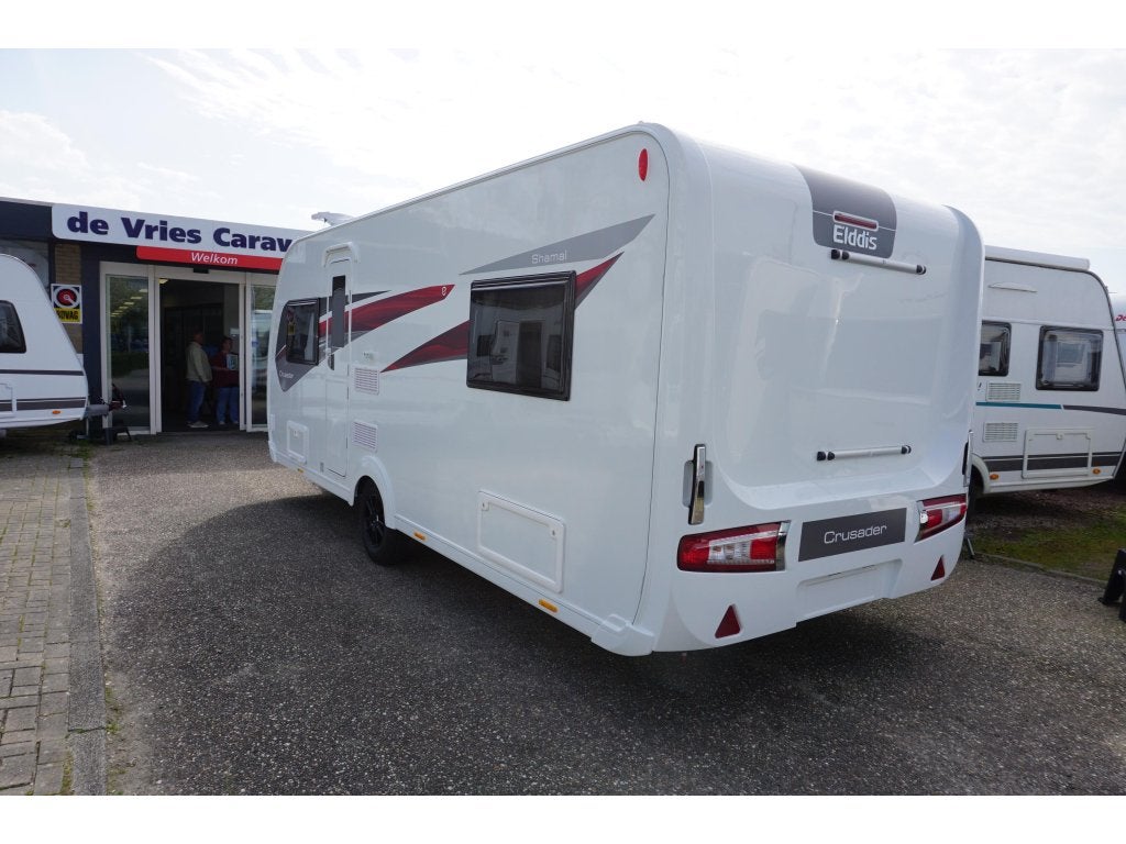 Elddis Crusader Shamal Aparte bedden, badkamer, Caravans en Kamperen, Standaardzit, Elddis, Bedrijf, 1250 - 1500 kg
