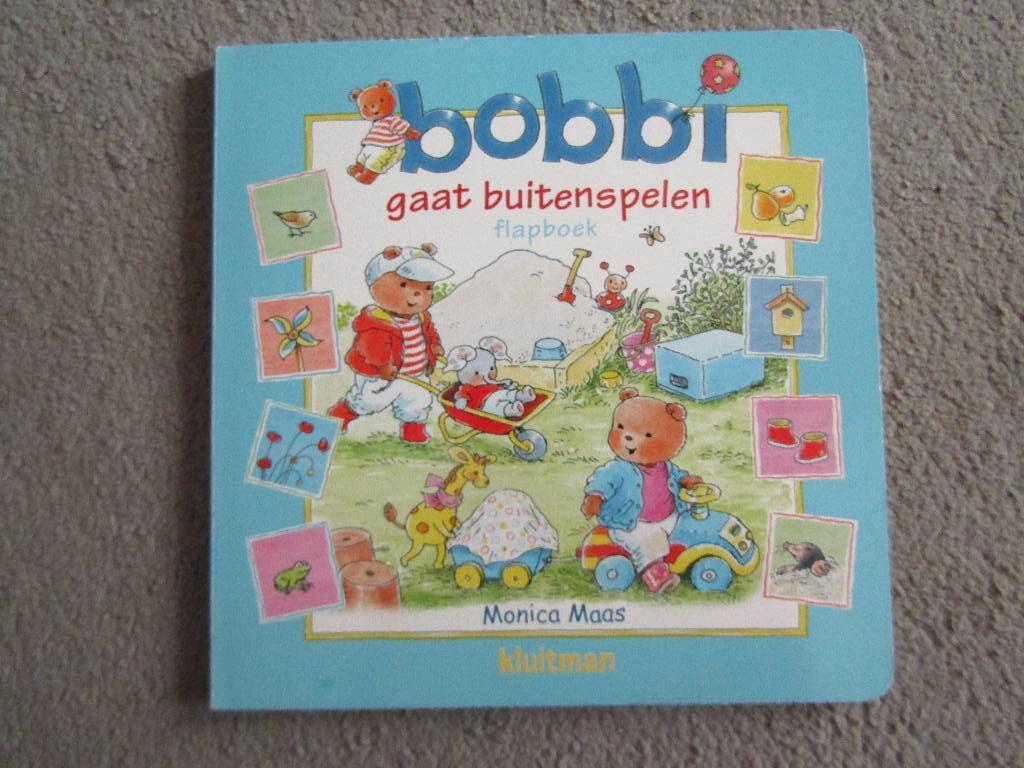Boek: Bobbi gaat buitenspelen , flapboek, Ophalen of Verzenden, Gelezen, Monica Maas, 2 tot 3 jaar