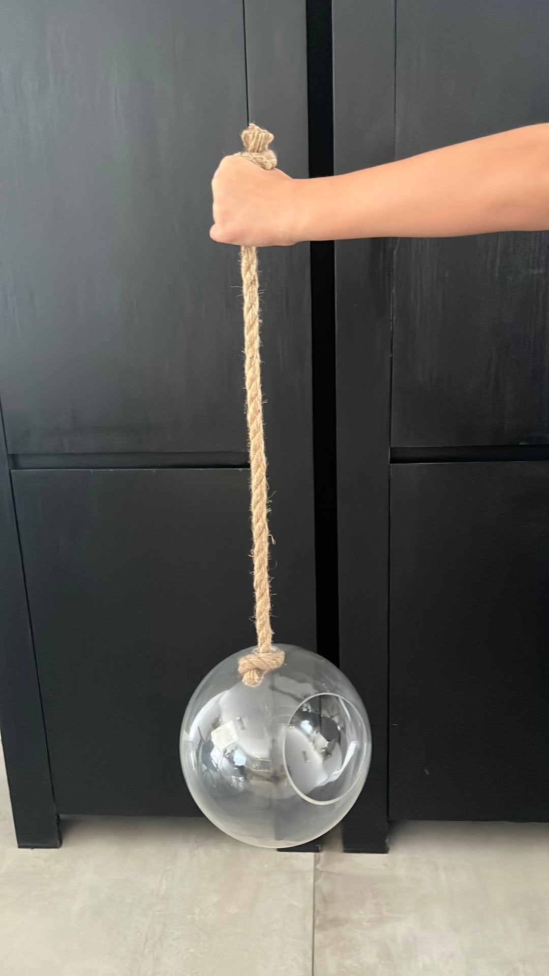 Te koop: Nieuw Glazen bol hanger, Huis en Inrichting, Woonaccessoires | Overige, Ophalen, Nieuw, Glas, Scandinavisch