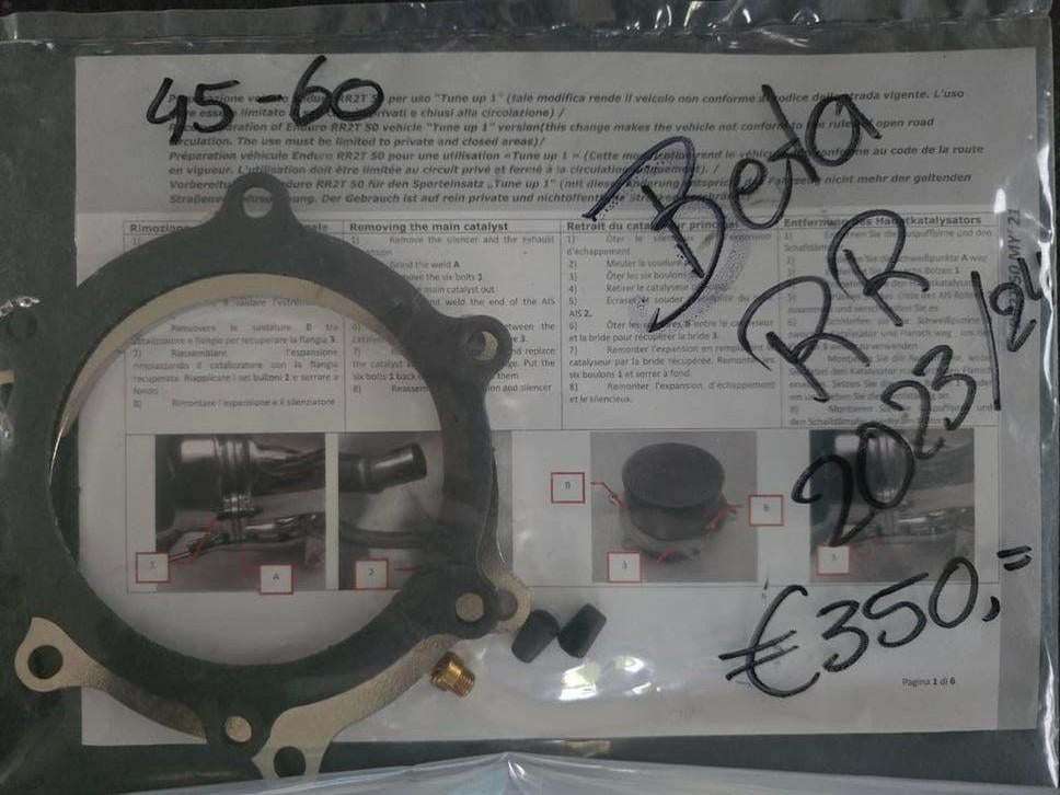 Beta RR50 opvoerkit., Ophalen of Verzenden, Nieuw, Overige typen, Beta