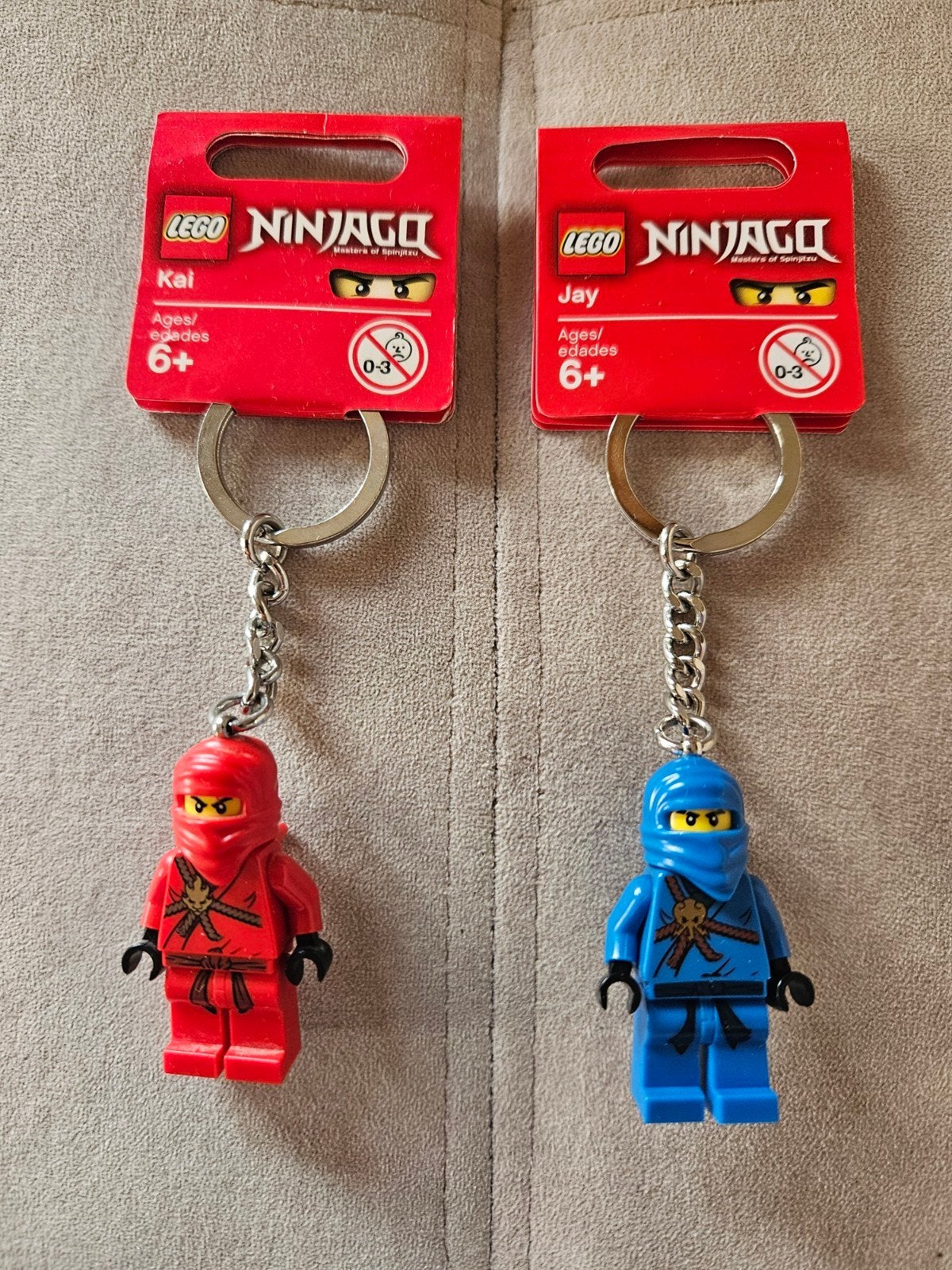 LEGO Ninjago - Kai & Jay Key Chain - 853097 & 853098, Ophalen of Verzenden, Nieuw, Lego, Ninjago