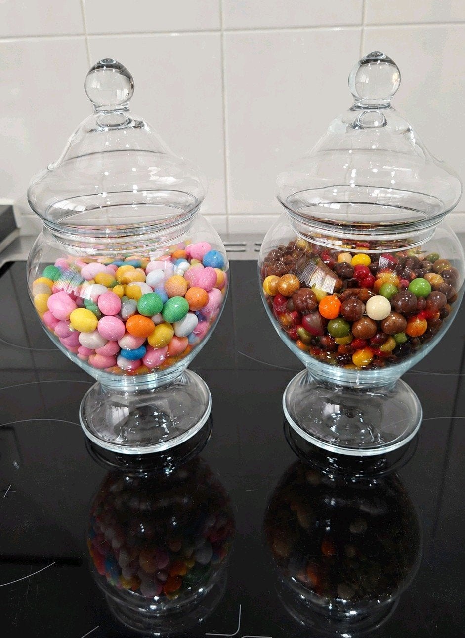 Leuke snoep voorraadpot, Voorraadpot, Ophalen, Zo goed als nieuw, Glas