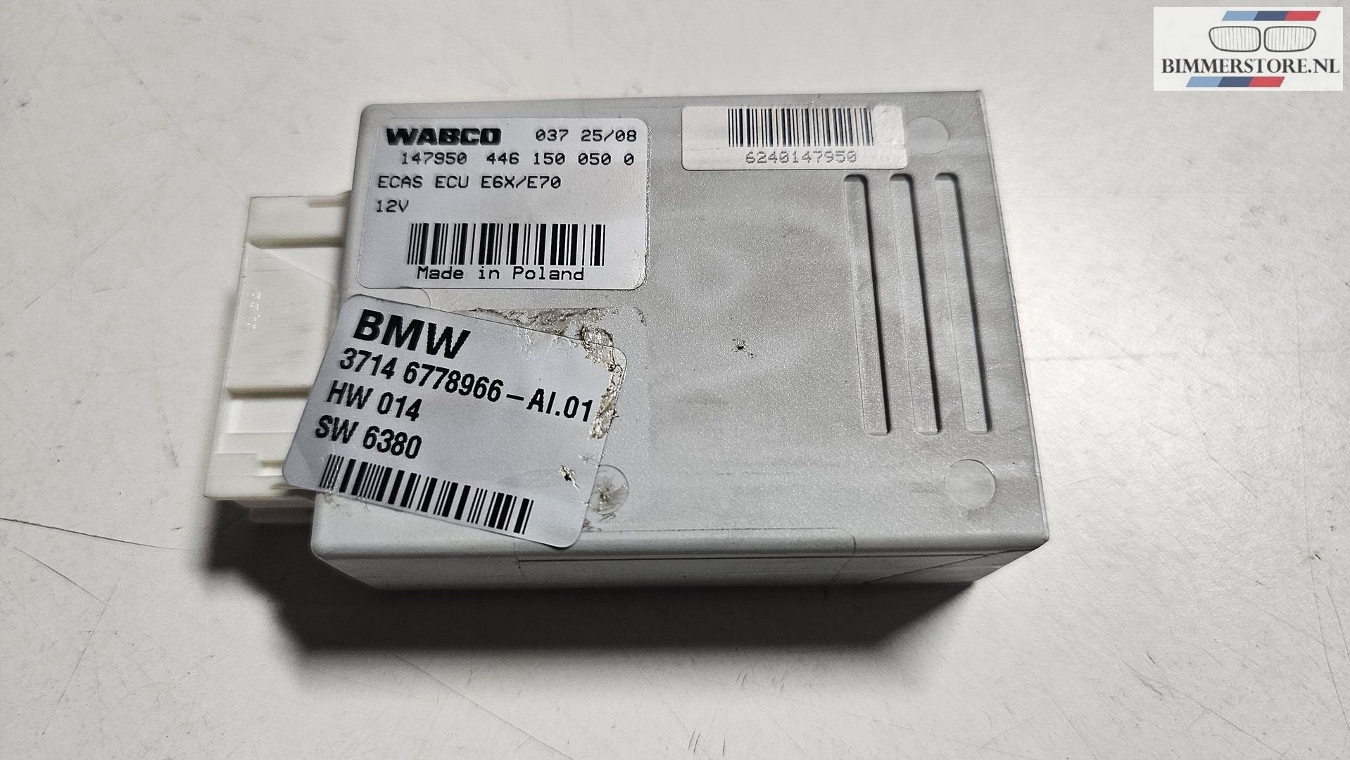 Luchtvering controol module ECAS BMW X5 X6 serie E70 E71 371, Gebruikt, -, Ophalen of Verzenden, -