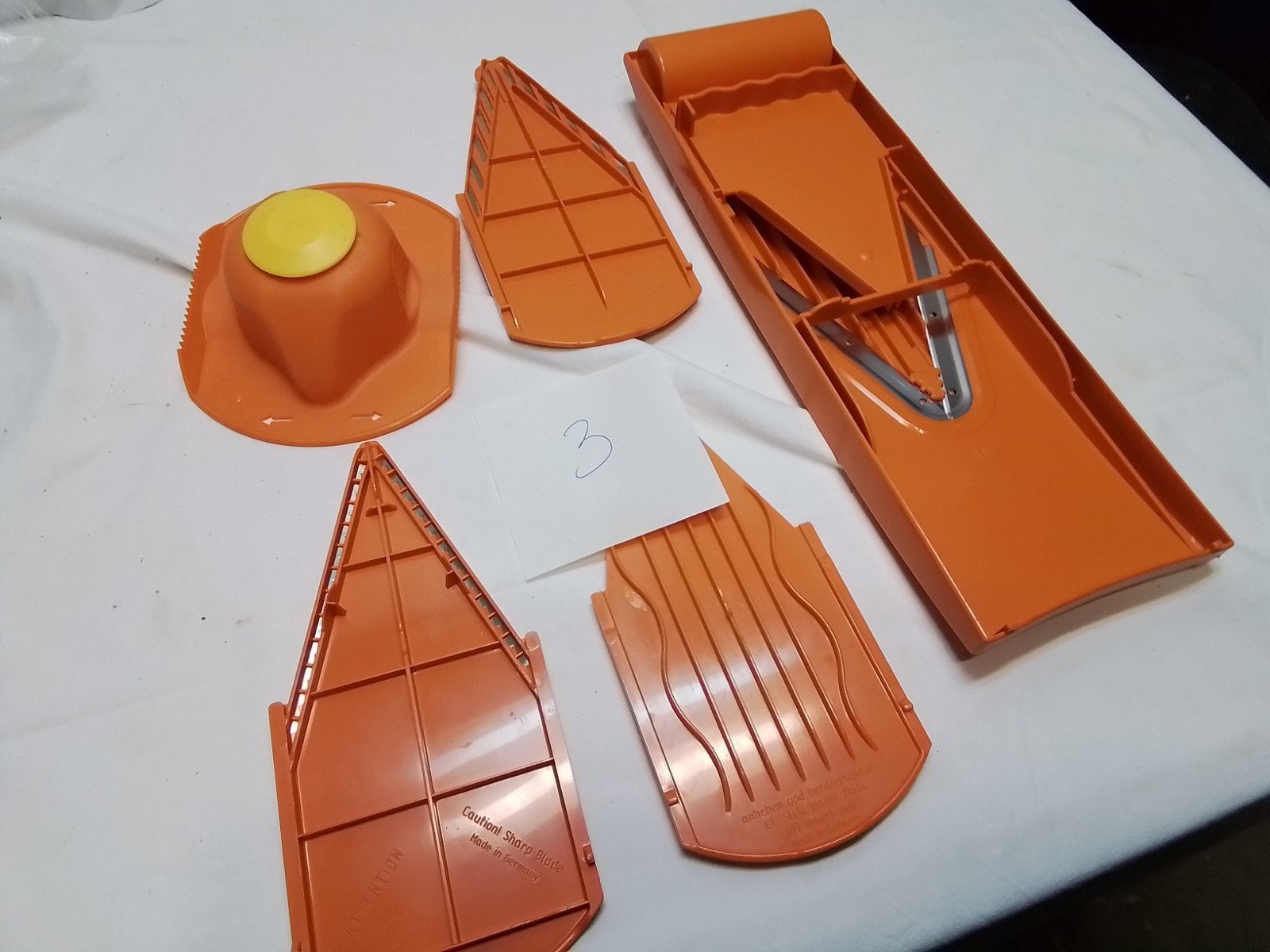 Borner Mandoline NR3 - Oranje Keukenhulp, Ophalen of Verzenden