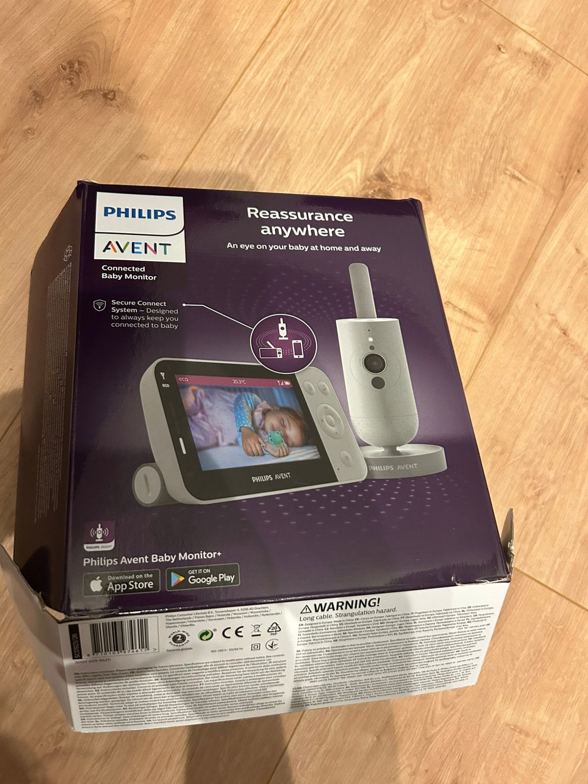 Philips Avent baby monitor+ ZGAN met doos, Ophalen of Verzenden, Zo goed als nieuw, 250 meter of meer, Camera