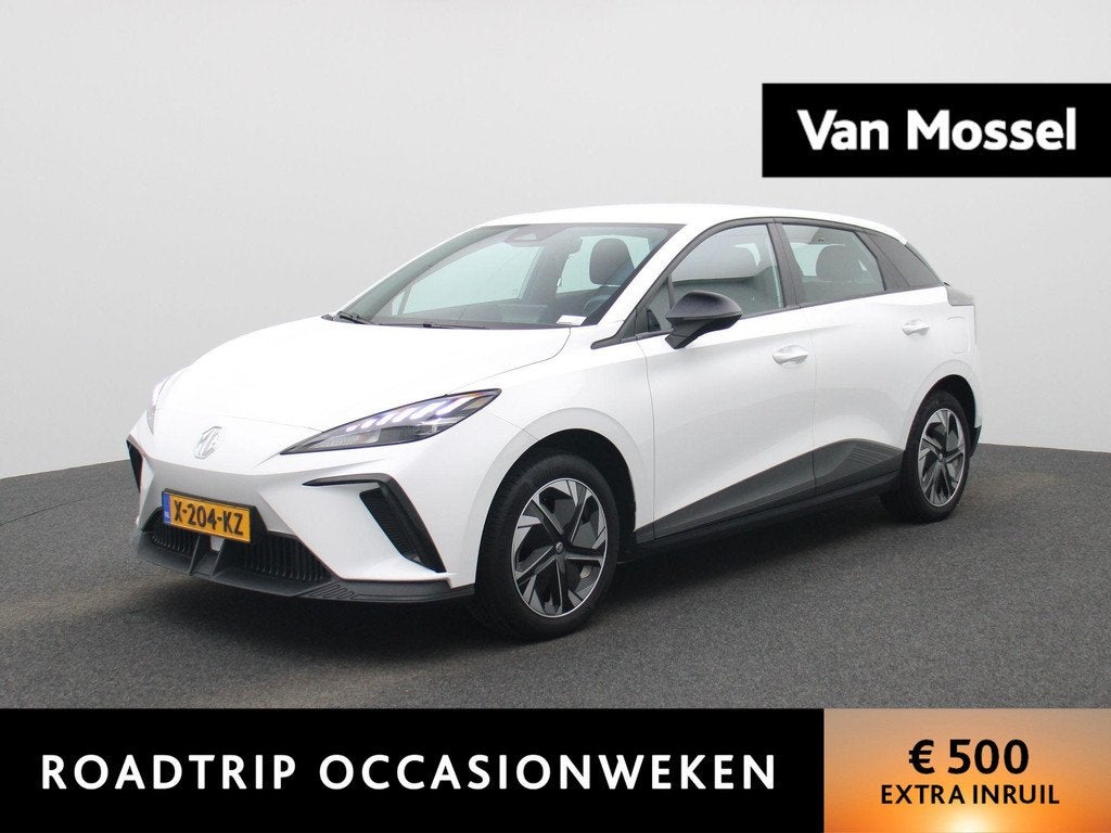 MG MG4 Electric Standard 51 kWh | APPLE CARPLAY - ANDROID AU, Auto's, Automaat, 12 maanden, Wit, Parkeersensor