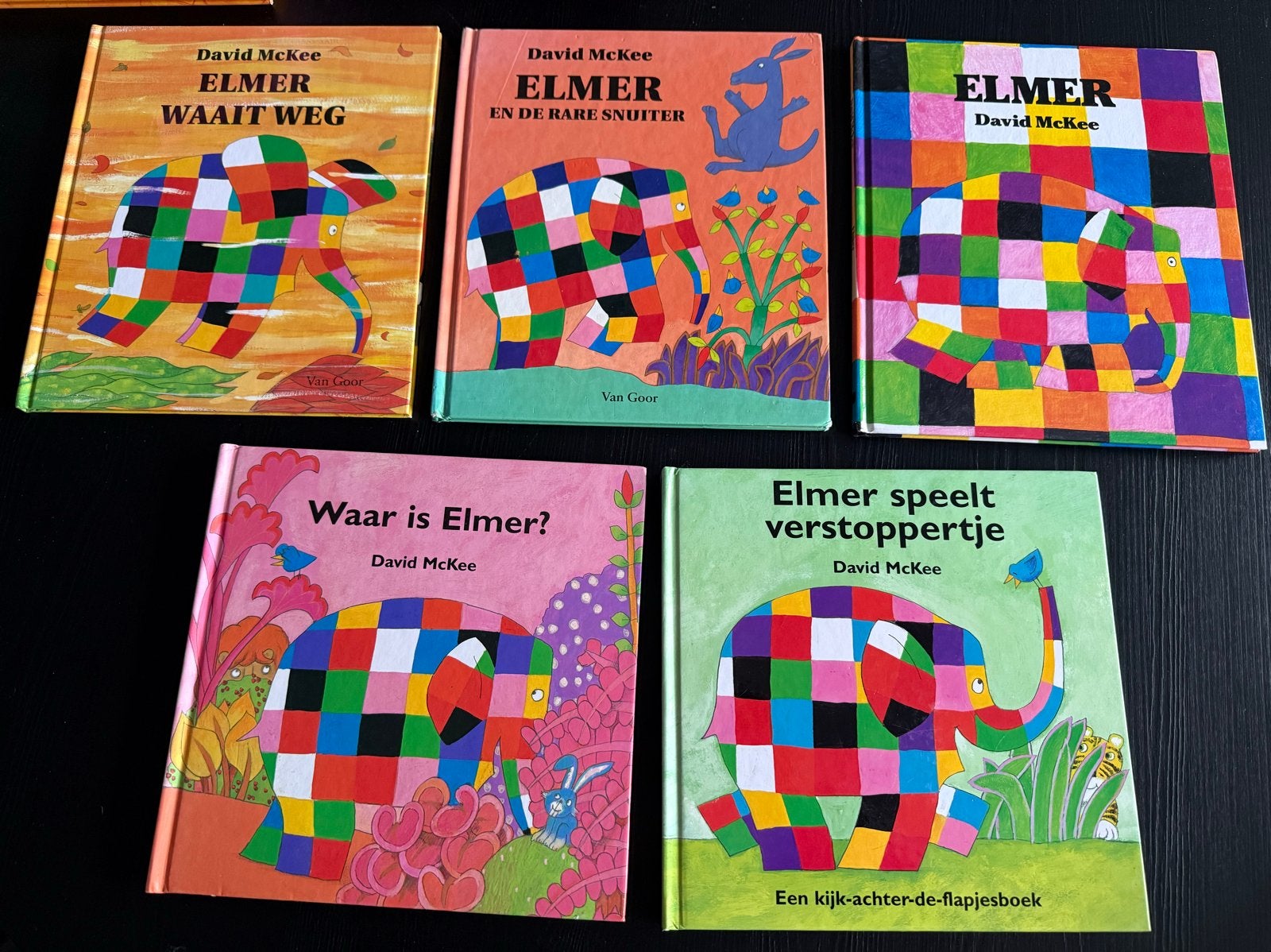 Diverse Prentenboeken - Elmer, Woezel & Pip, Dottie, Plofje, Boeken, Ophalen of Verzenden, Gelezen, Prentenboek