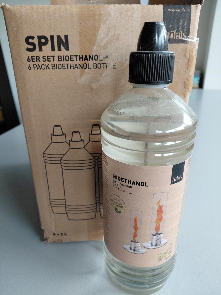Höfats Bio-ethanol gel 1 Liter, Ophalen, Nieuw, Vrijstaande haard, Gelhaard