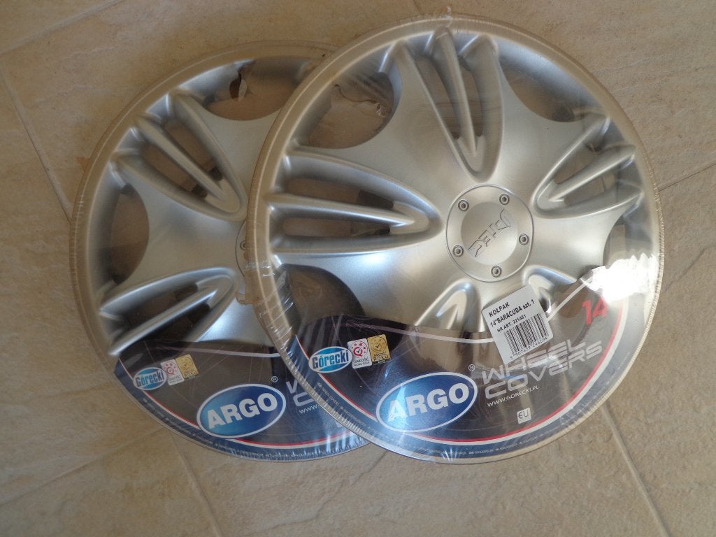 2 Wieldoppen 14 inch, Ophalen