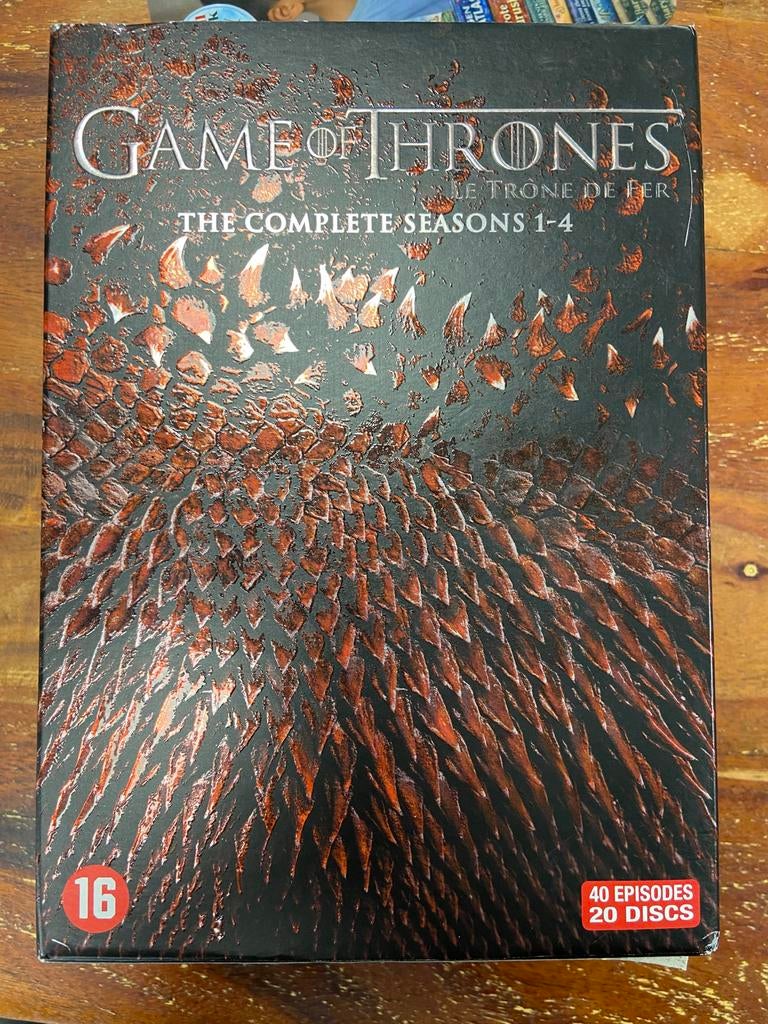Game of Thrones DVD Box Seizoen 1 t/m 4, Gebruikt, Vanaf 16 jaar, Boxset, Science Fiction en Fantasy