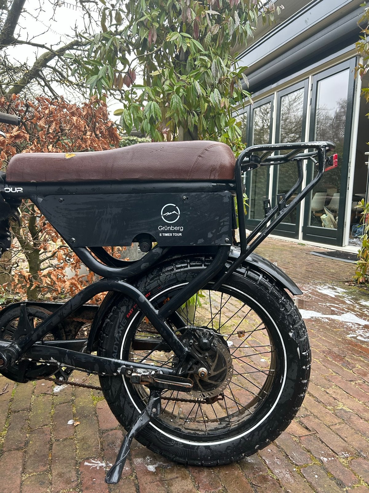 Grünberg E-Tour Time elektrische fatbike - Opknapper, Gebruikt, Minder dan 47 cm, 50 km per accu of meer, Ophalen