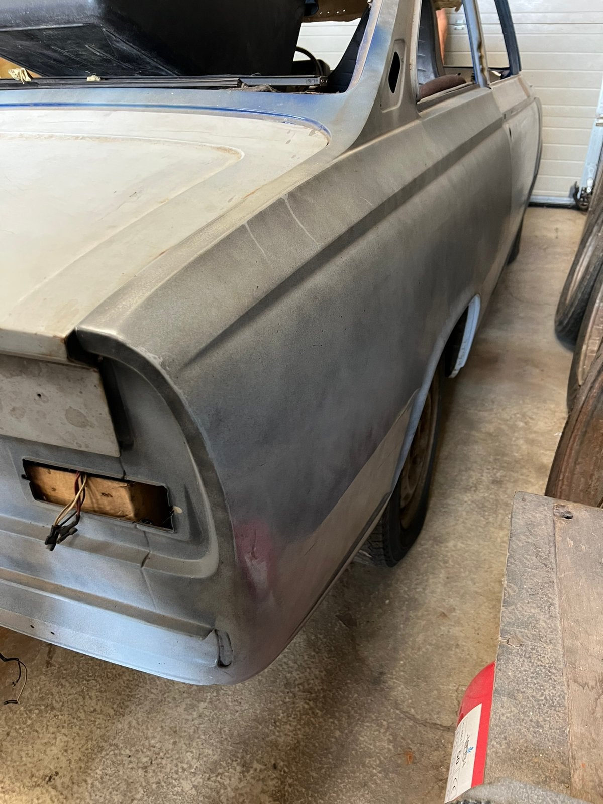 DAF66 coupé 1975 project, Ophalen, Bumper