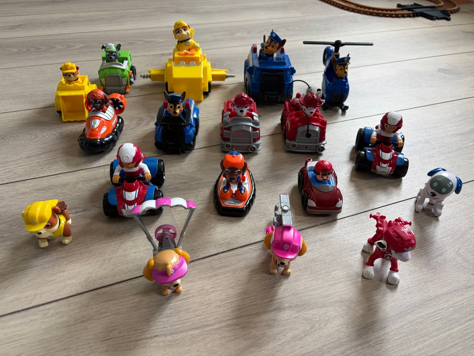 Grote Paw Patrol speelgoedcollectie met voertuigen, Ophalen, Gebruikt