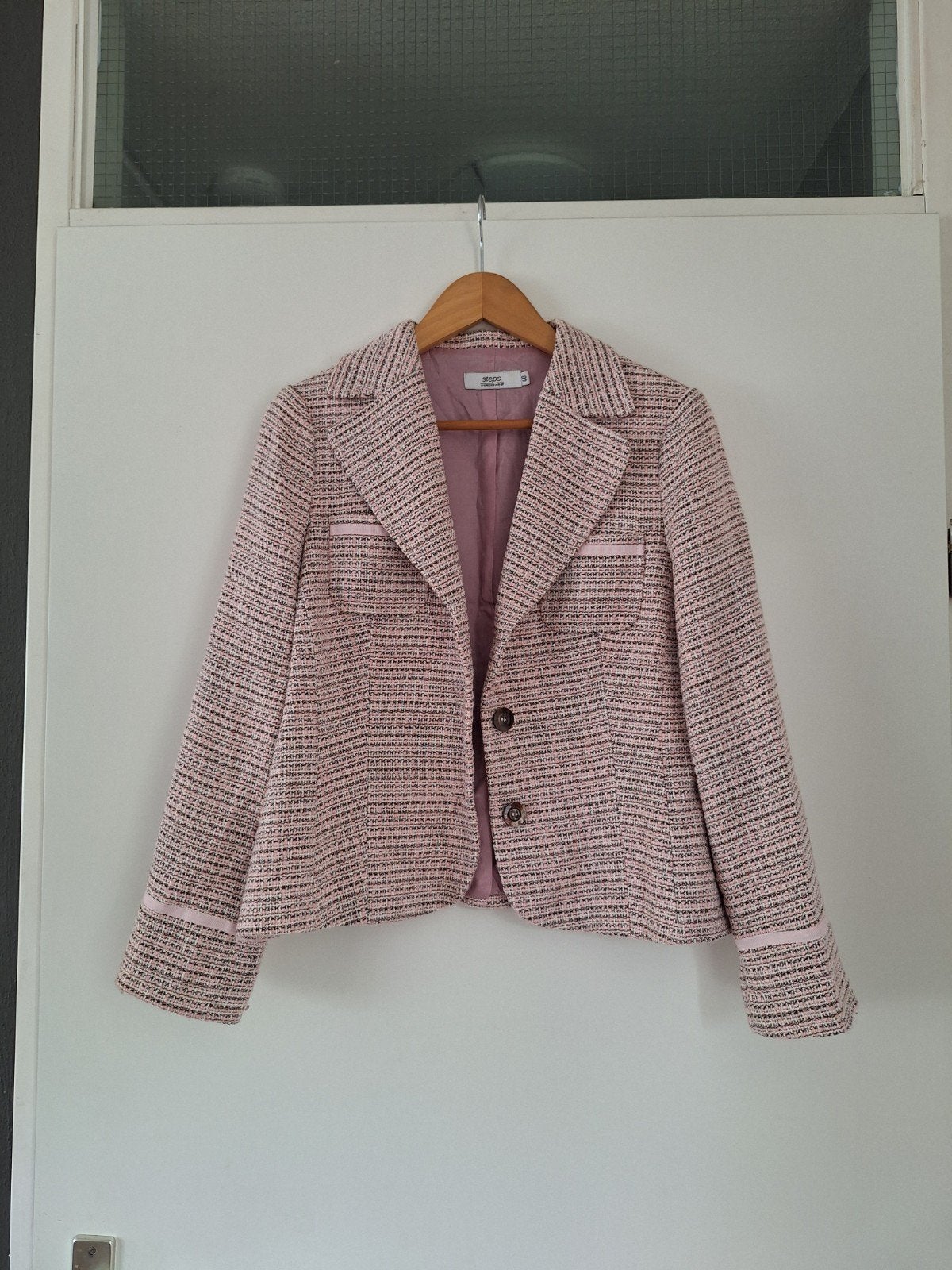 Mooie lichtroze blazer/cobert/jasje van de Steps mt. 40 €10, Maat 38/40 (M), Ophalen of Verzenden, Zo goed als nieuw, Steps