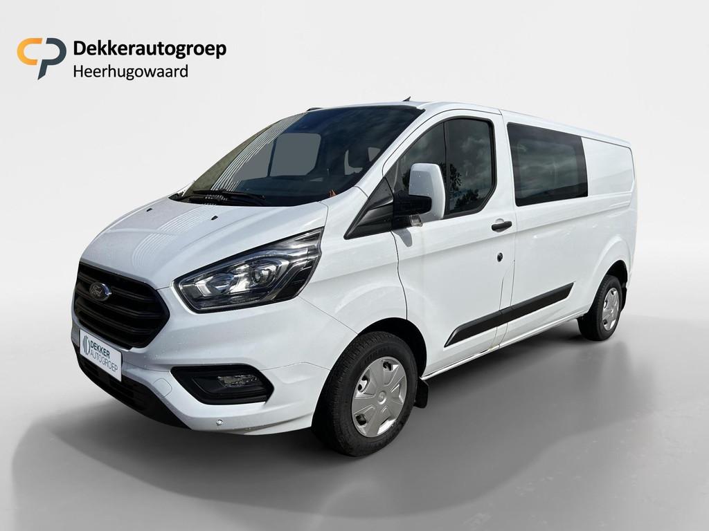 Ford Transit Custom 300 2.0 TDCI 130PK L2H1 Trend Dubbele Ca, Voorwielaandrijving, 4 cilinders, Wit, Origineel Nederlands